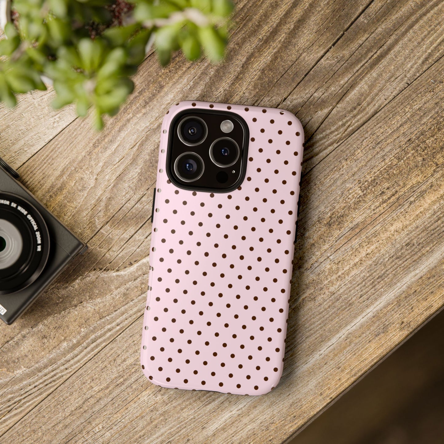 Light Pink Polka Dot Phone Case