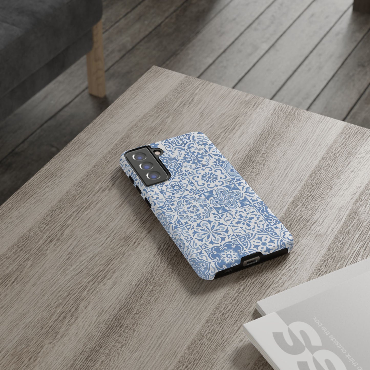 Blue Coastal Tile Phone Case