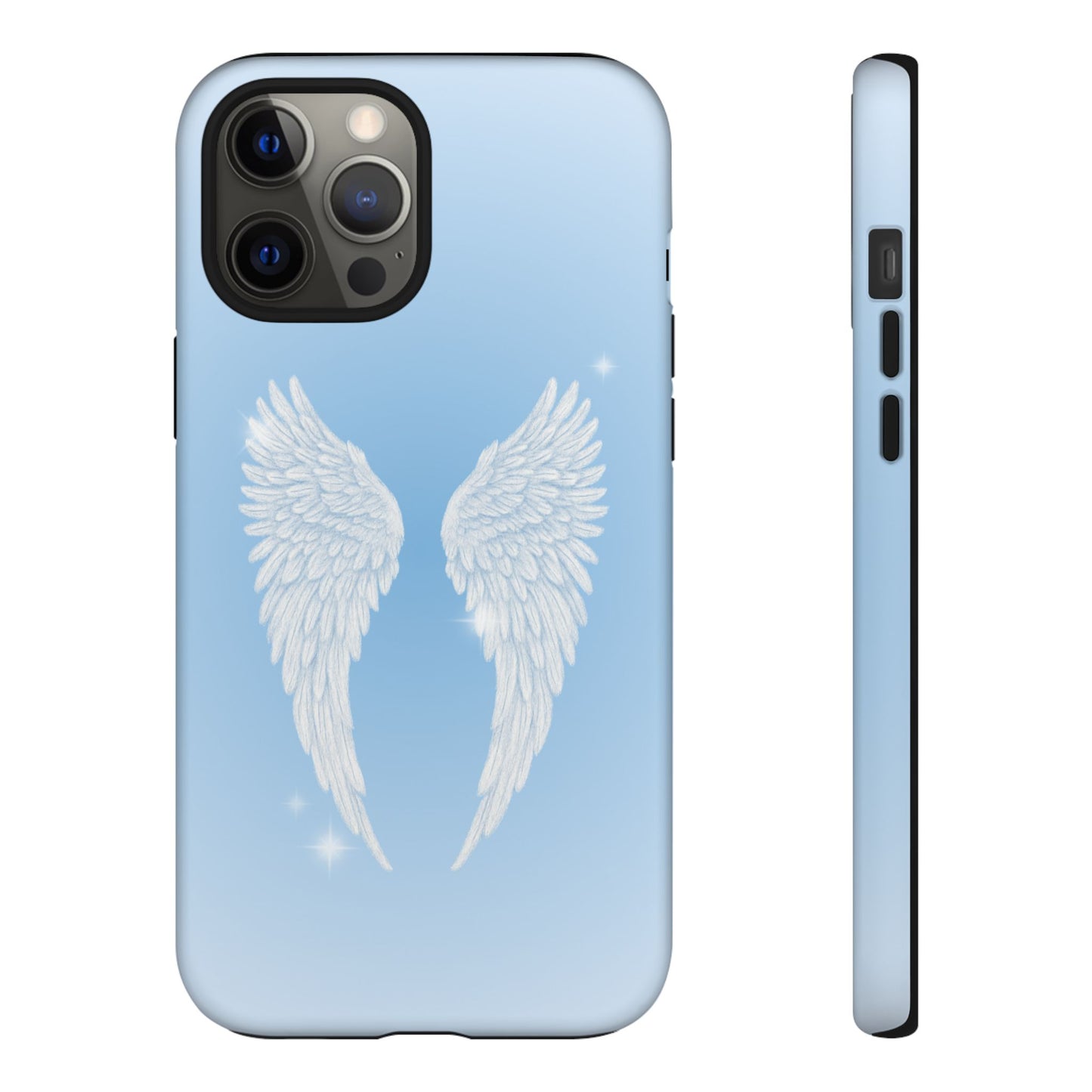 Blue Angel Wings Phone Case