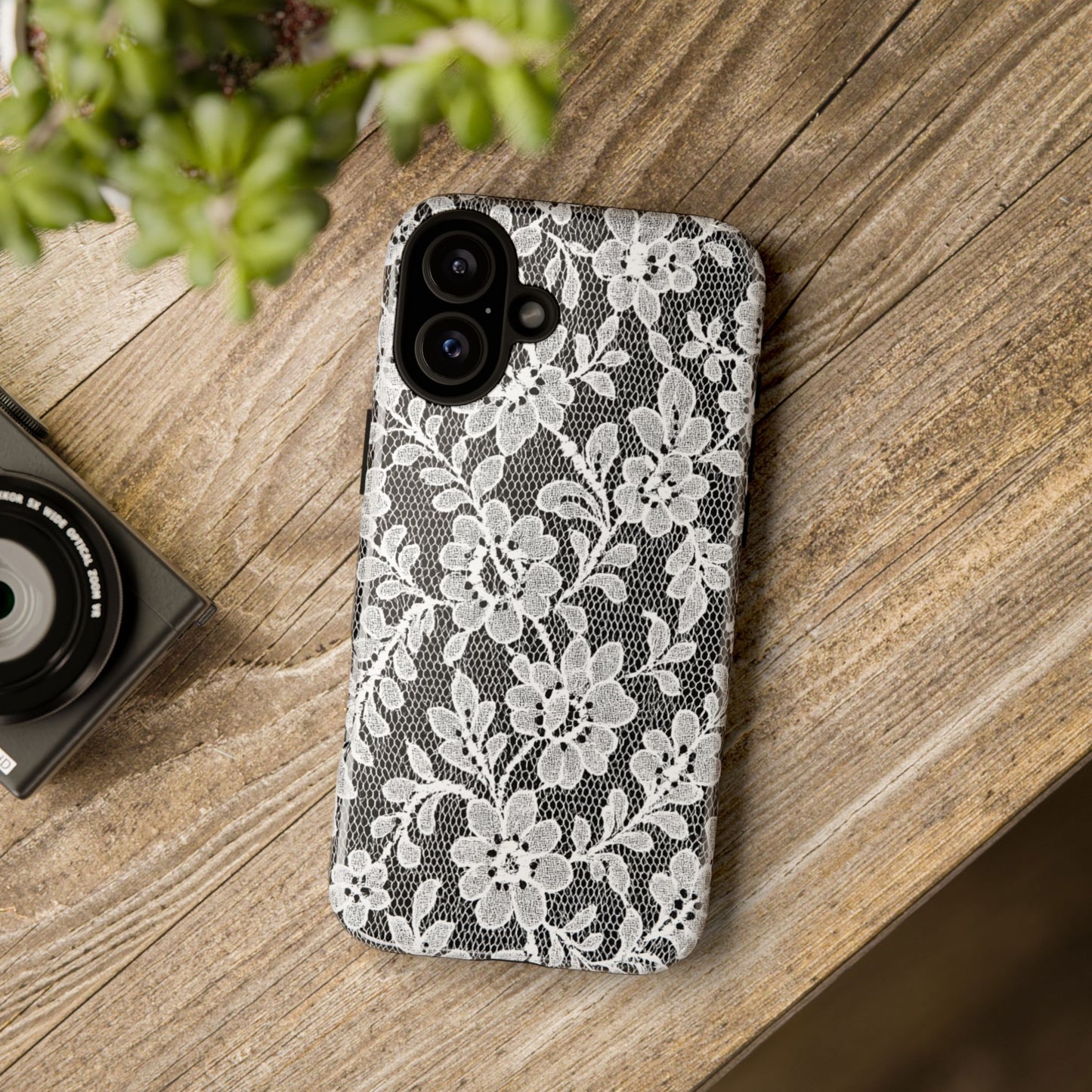 White Lace Phone Case