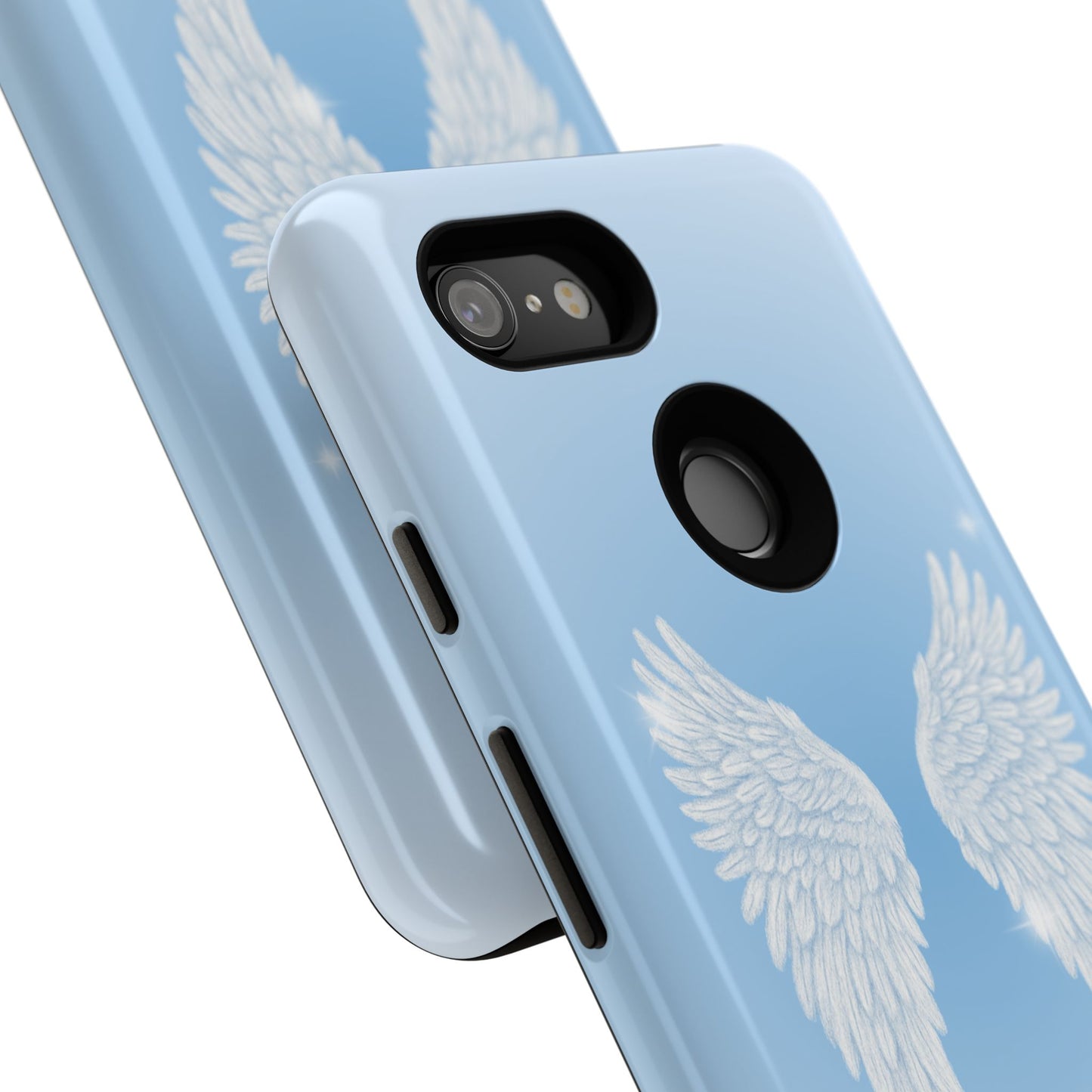 Blue Angel Wings Phone Case