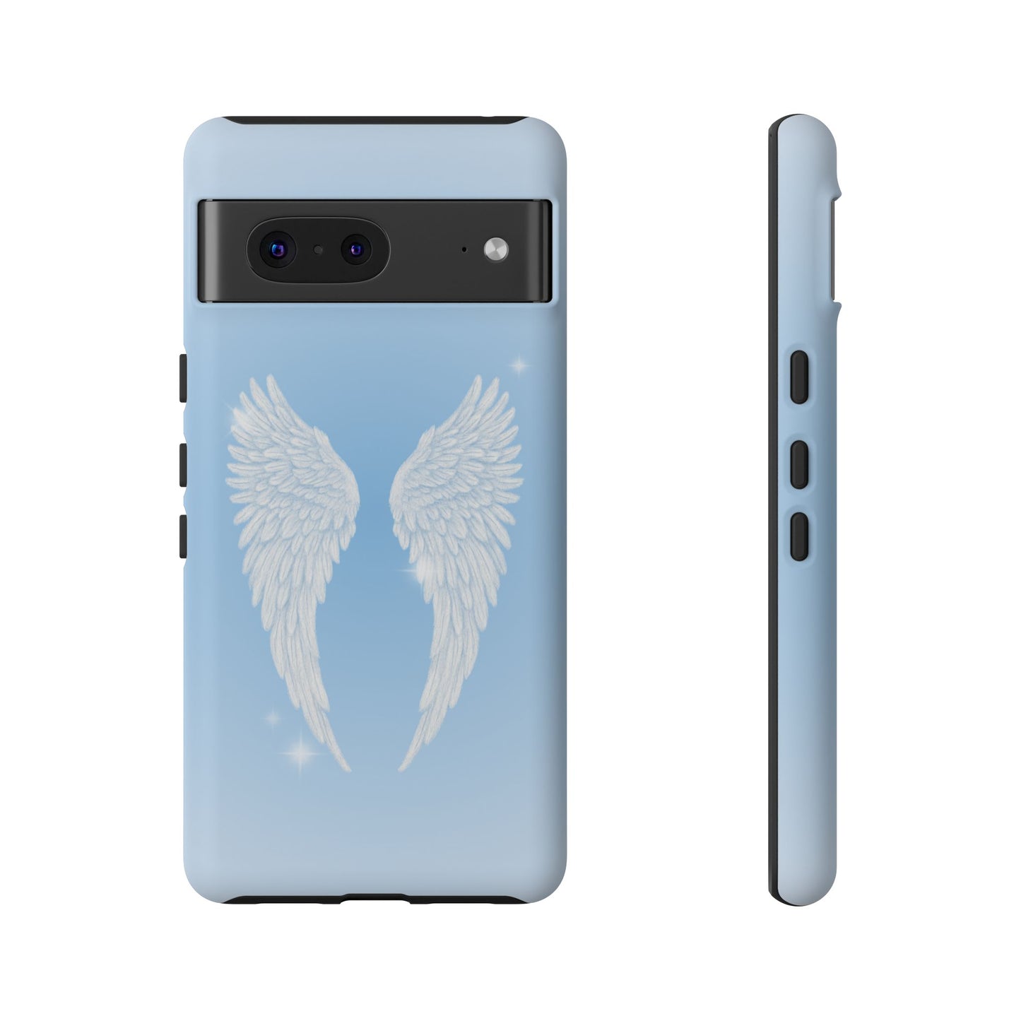 Blue Angel Wings Phone Case