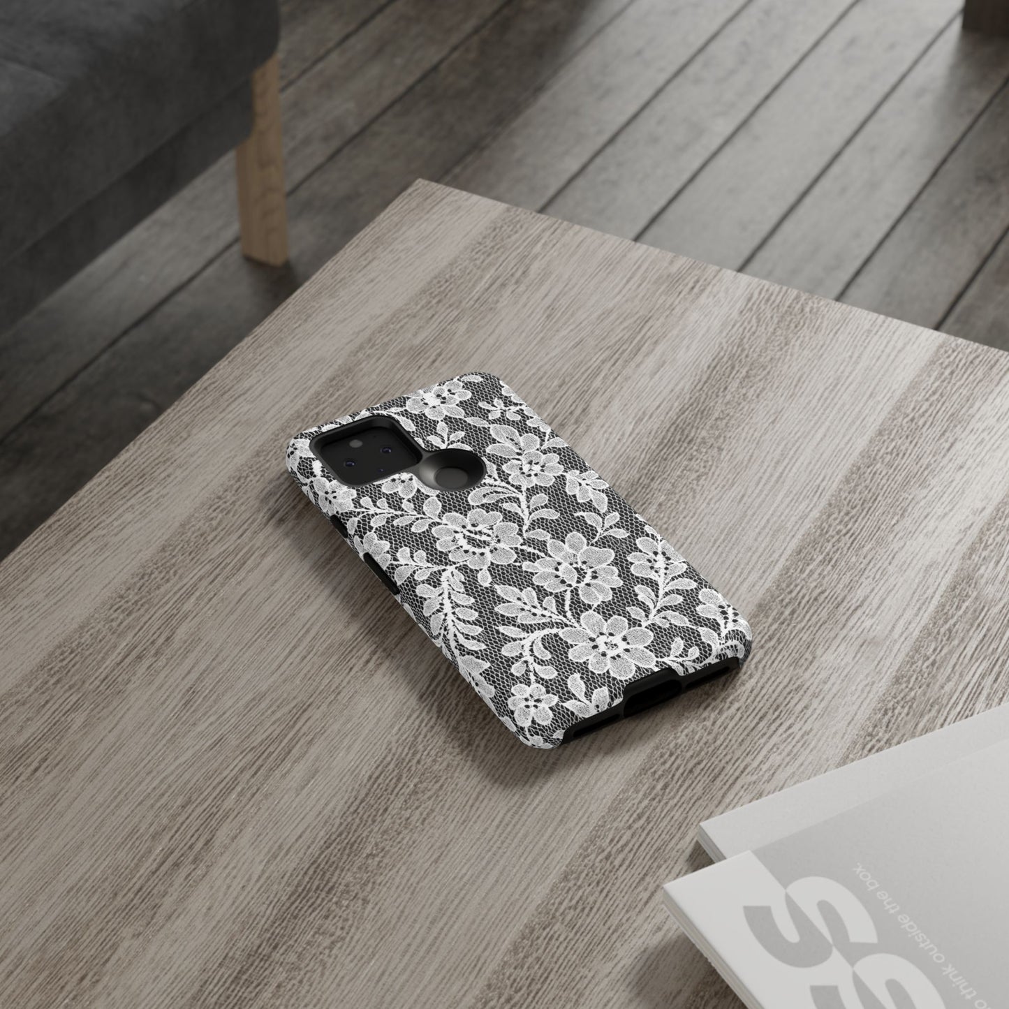 White Lace Phone Case