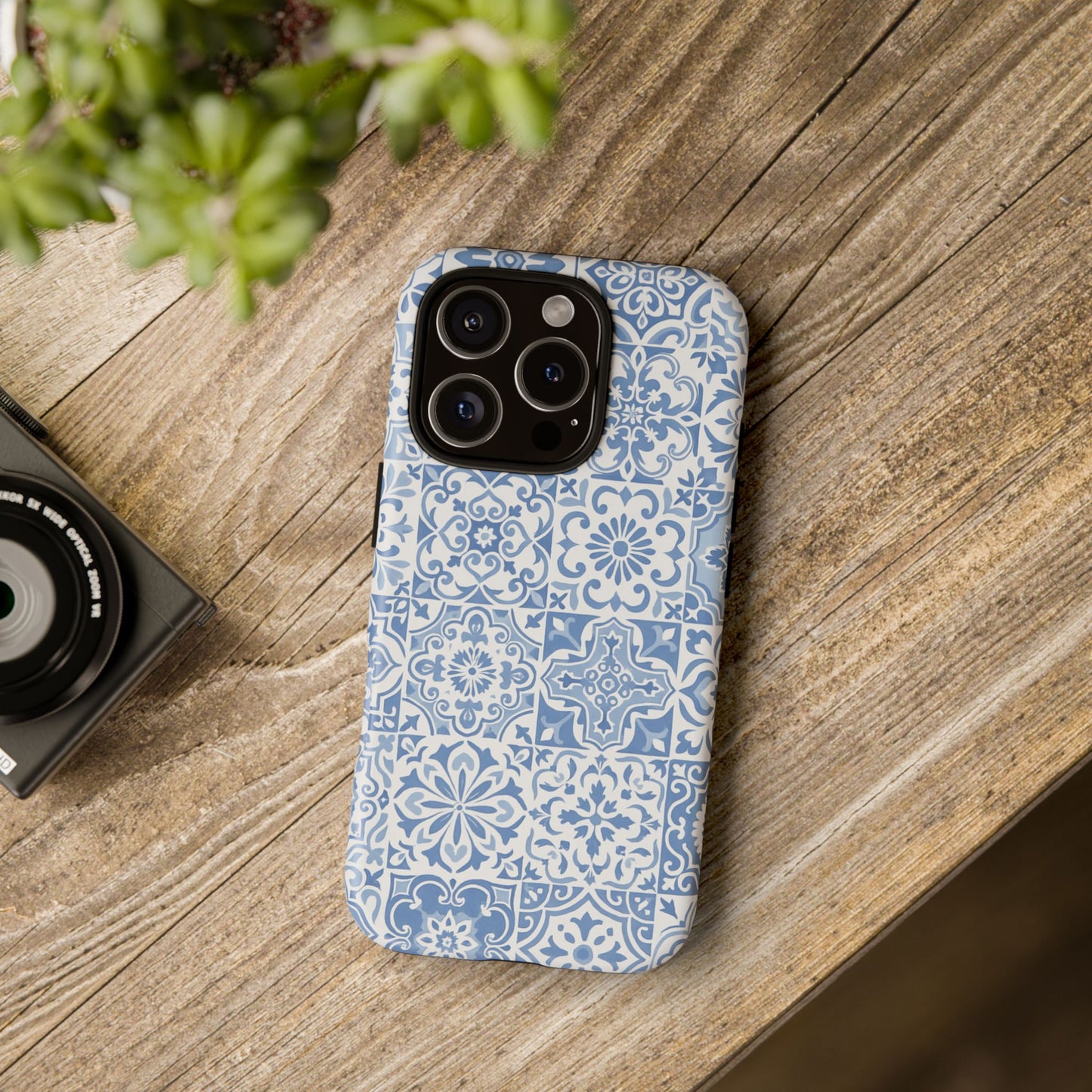 Blue Coastal Tile Phone Case