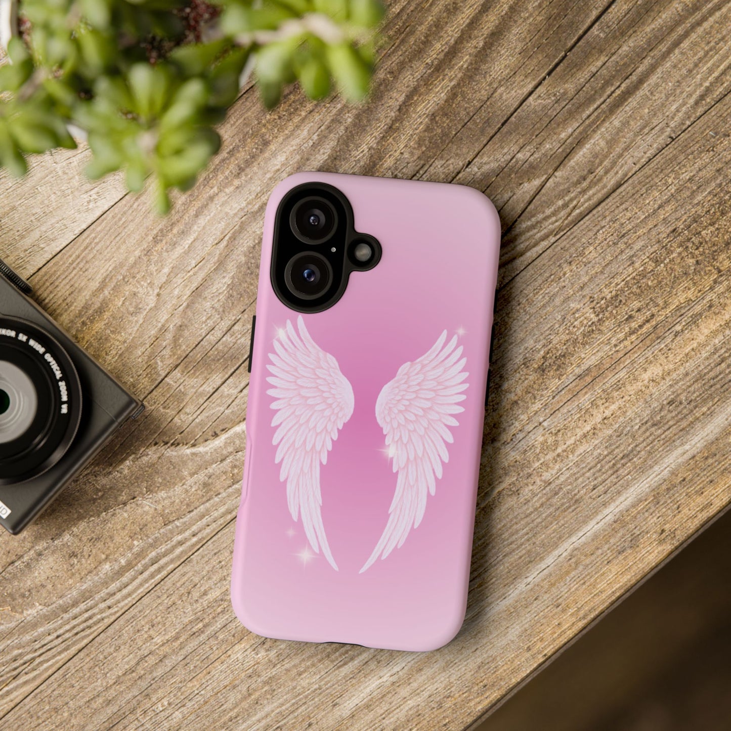 Pink Angel Wings Phone Case
