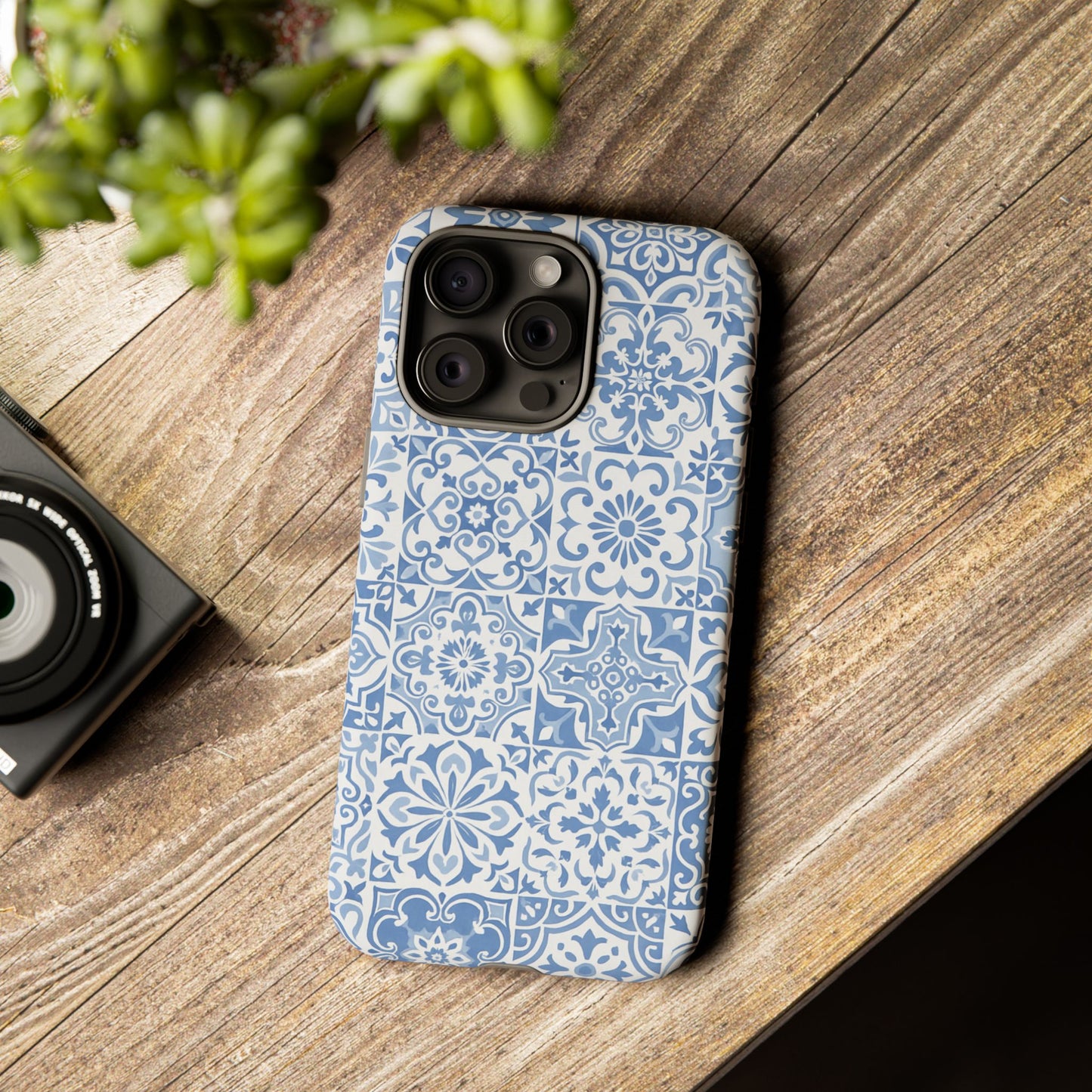 Blue Coastal Tile Phone Case