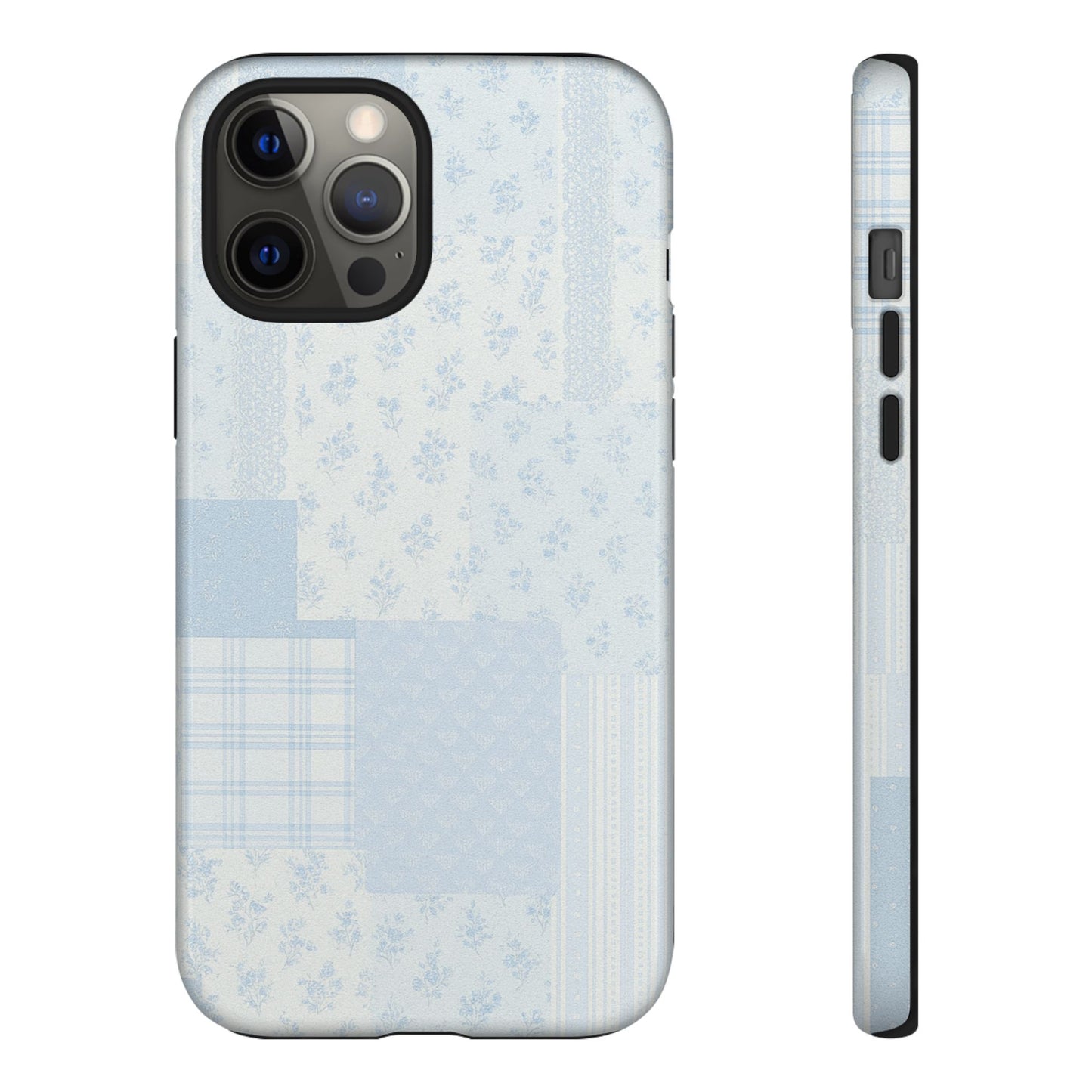 Blue Floral Lace Phone Case