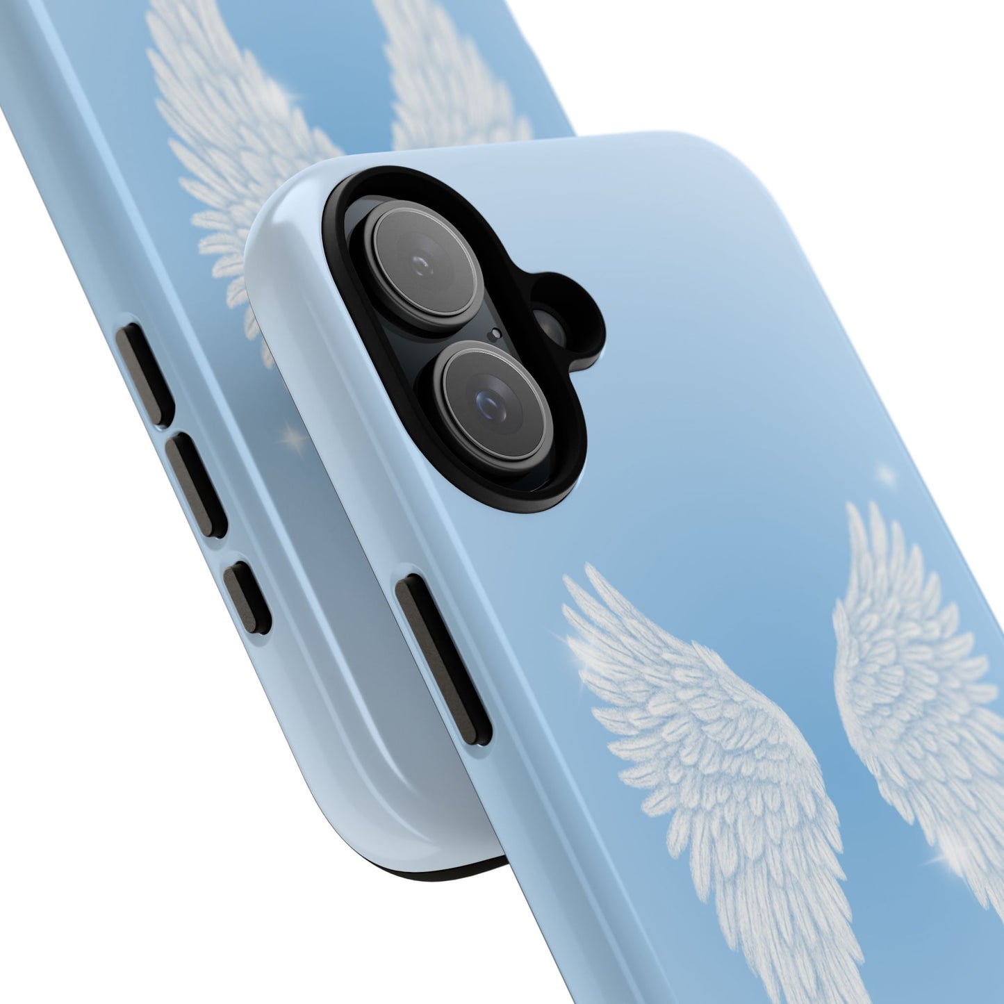 Blue Angel Wings Phone Case