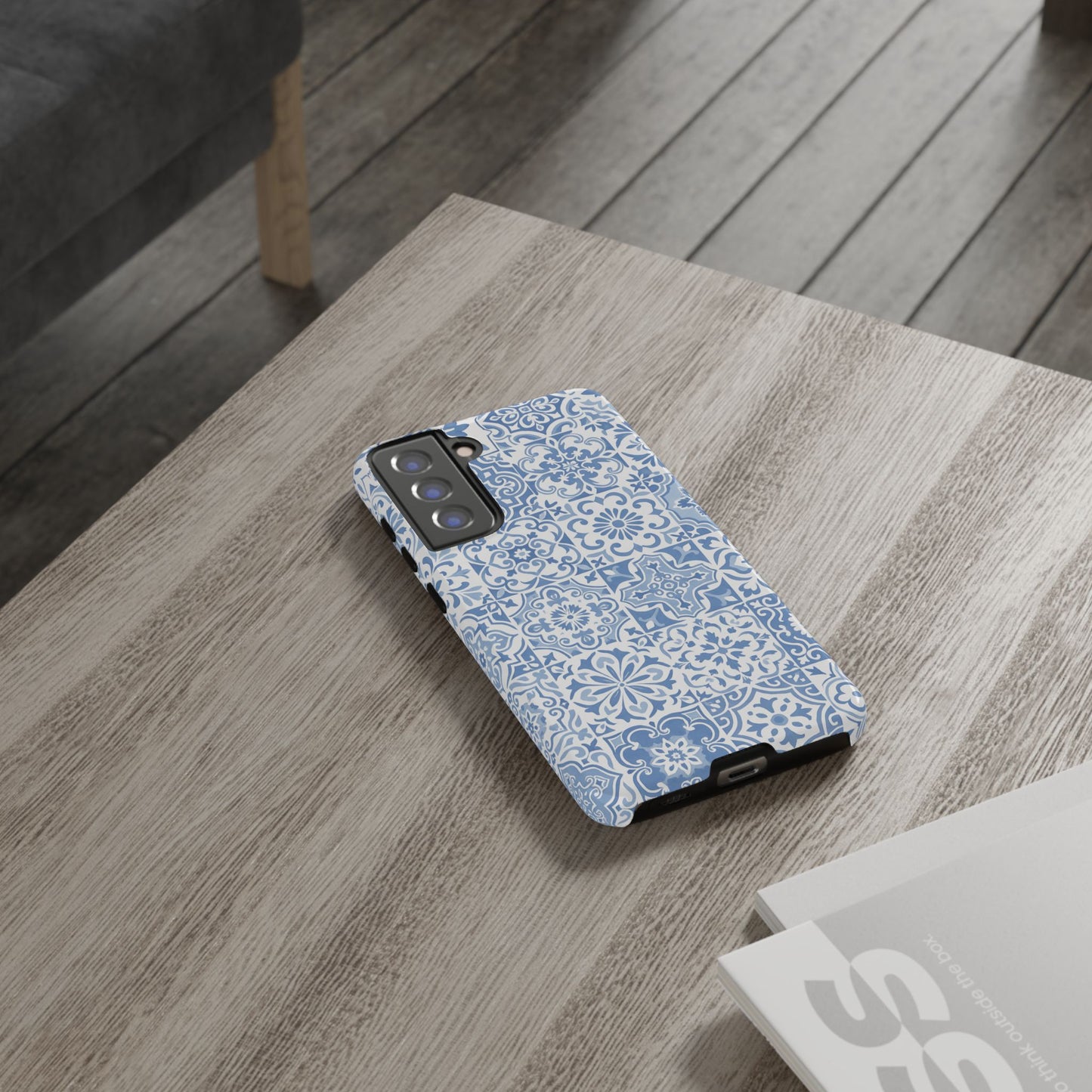 Blue Coastal Tile Phone Case