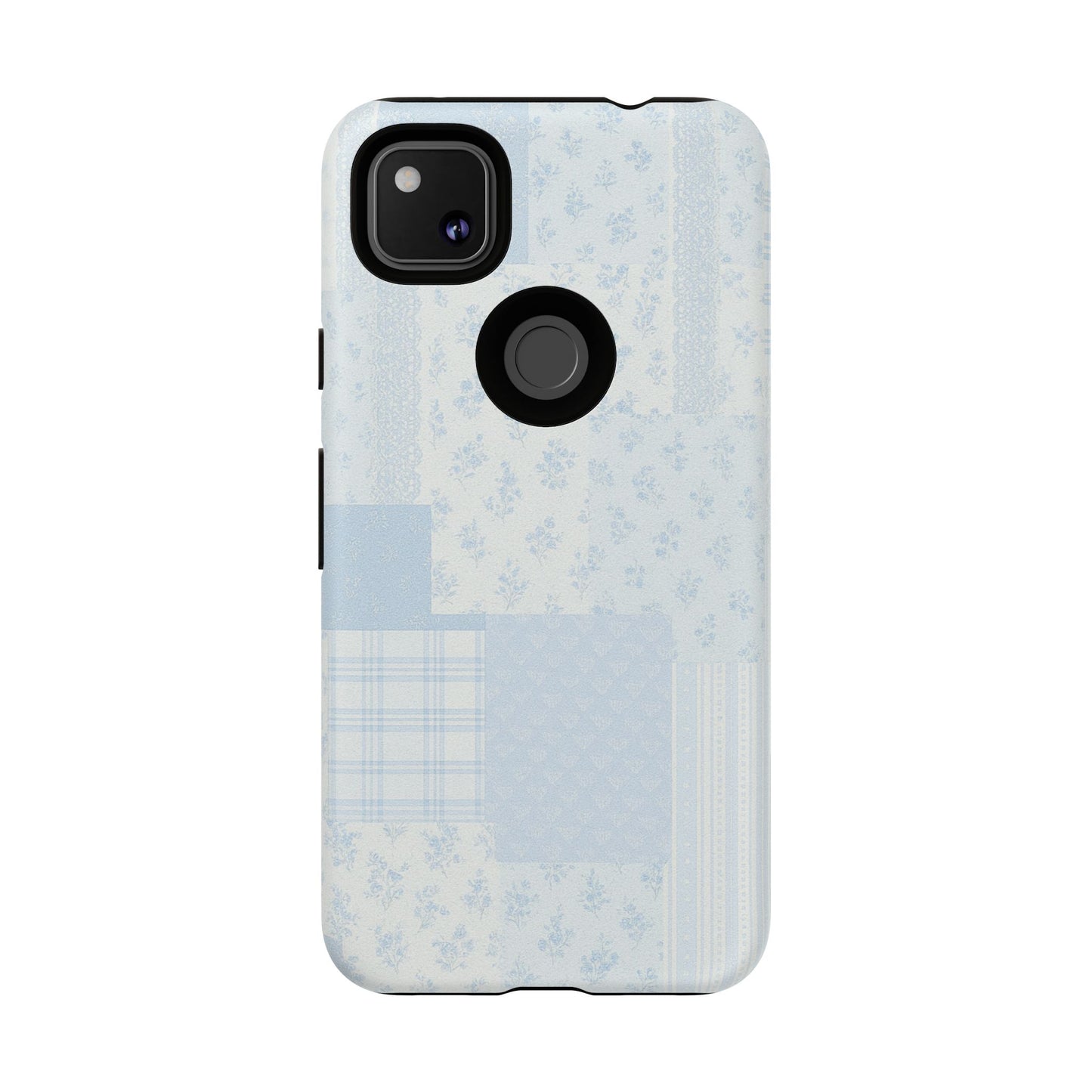 Blue Floral Lace Phone Case