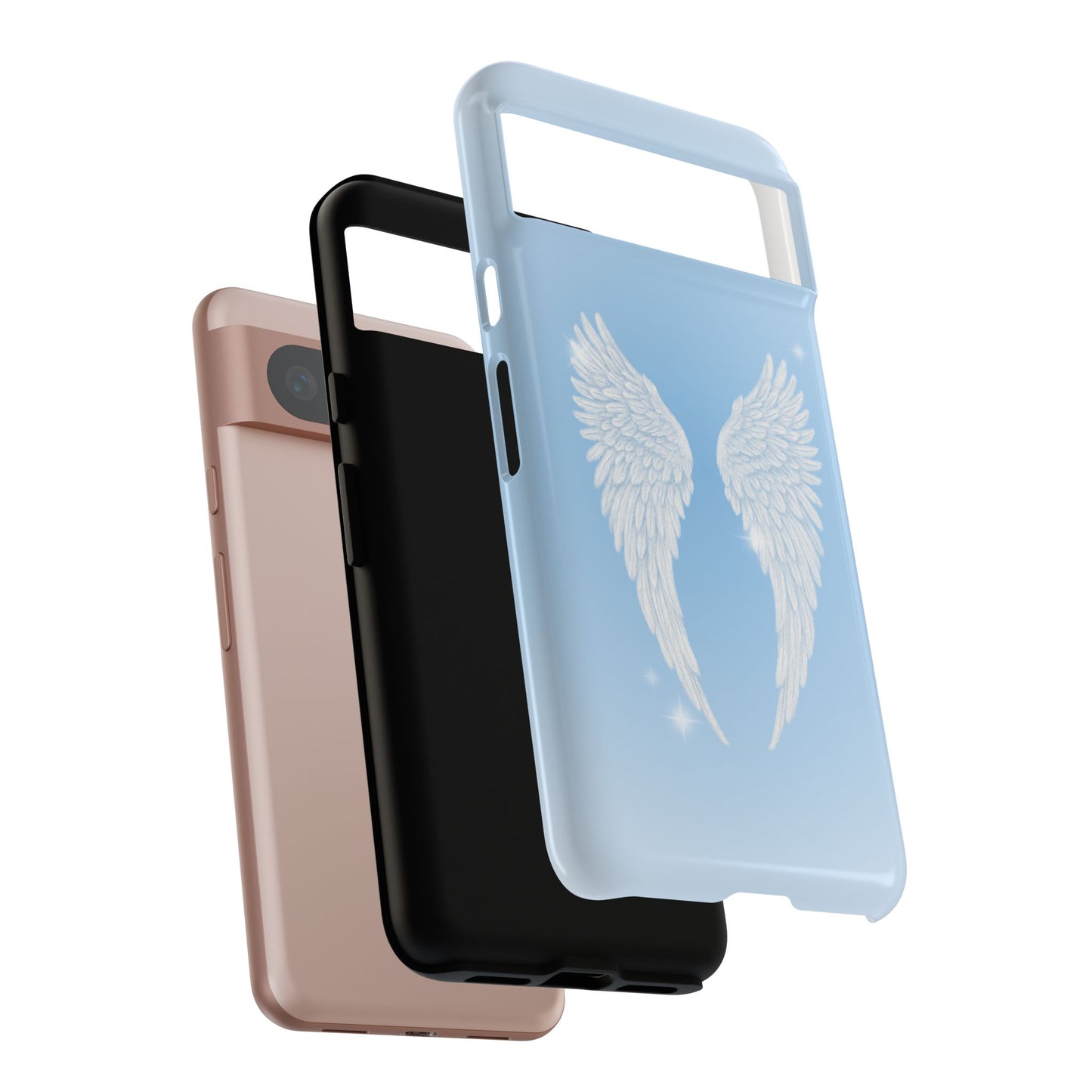 Blue Angel Wings Phone Case