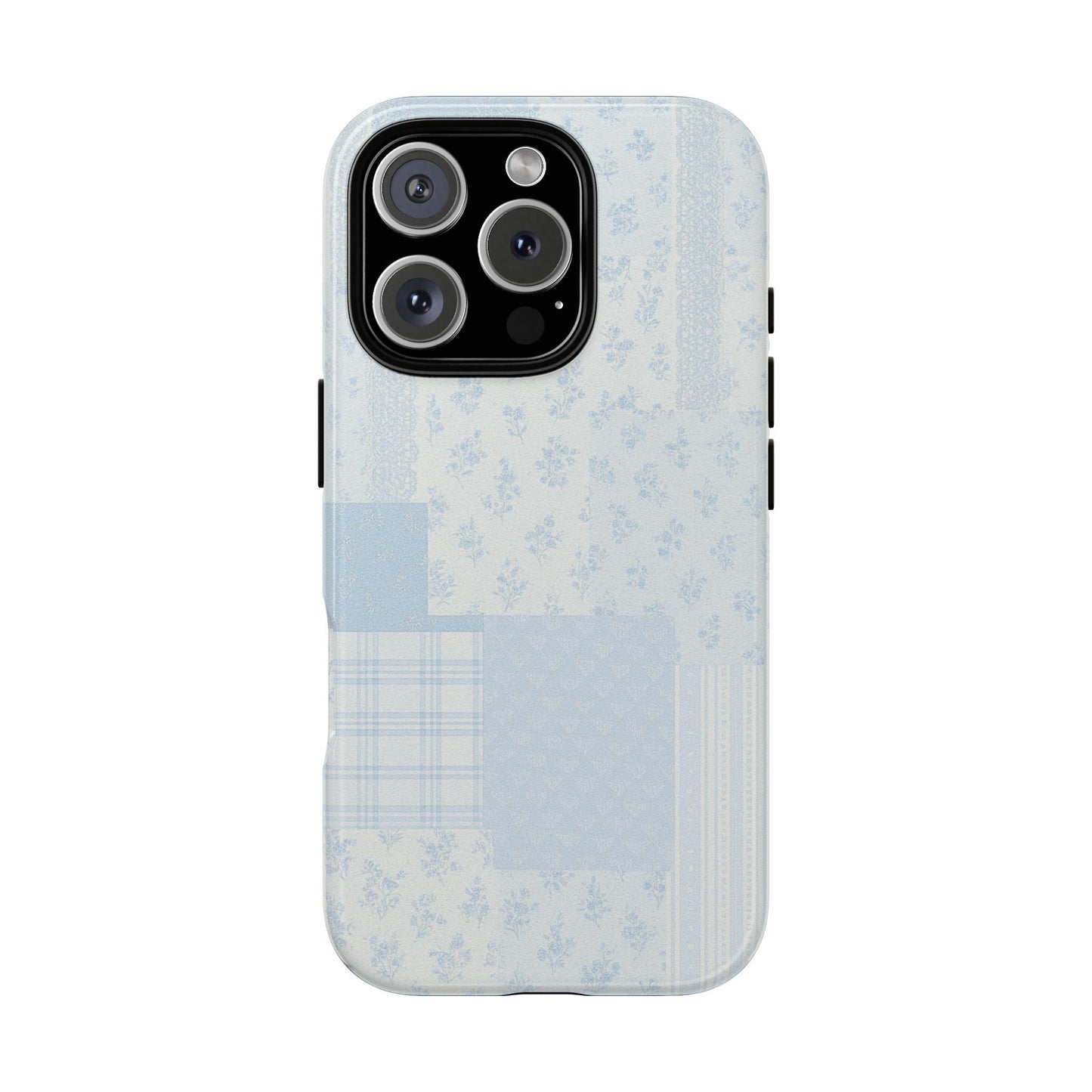 Blue Floral Lace Phone Case