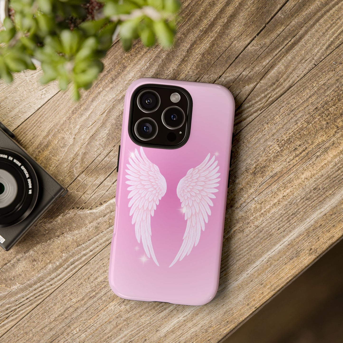 Pink Angel Wings Phone Case