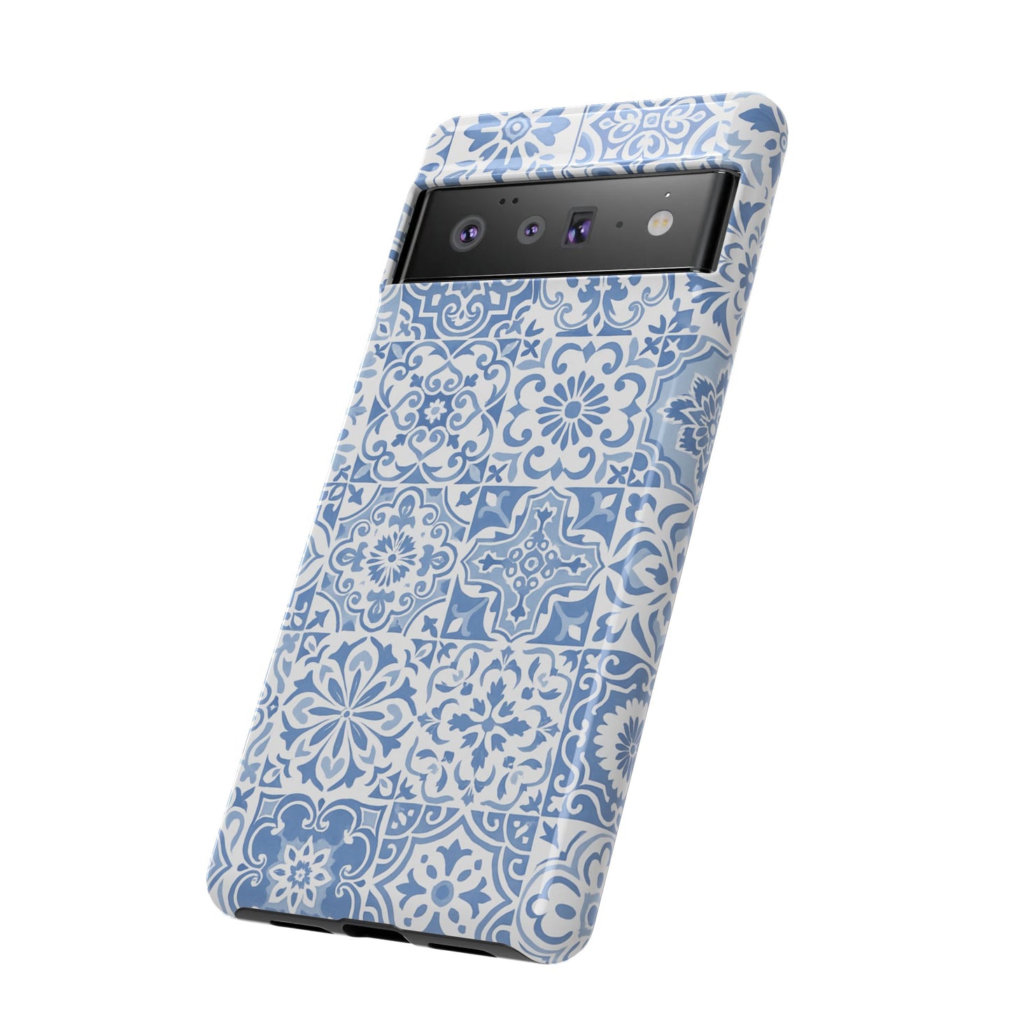 Blue Coastal Tile Phone Case