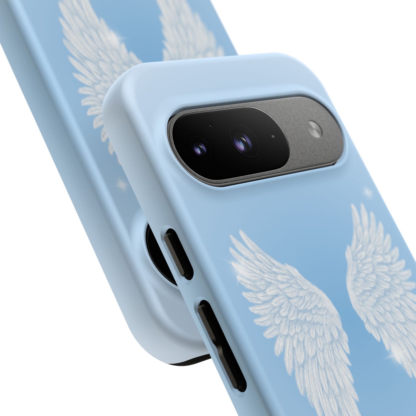 Blue Angel Wings Phone Case