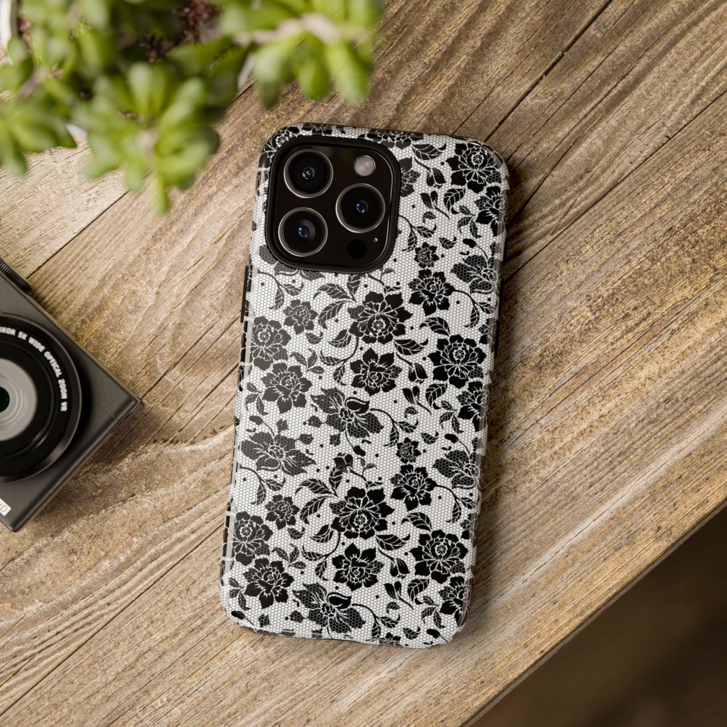 Black Lace Phone Case