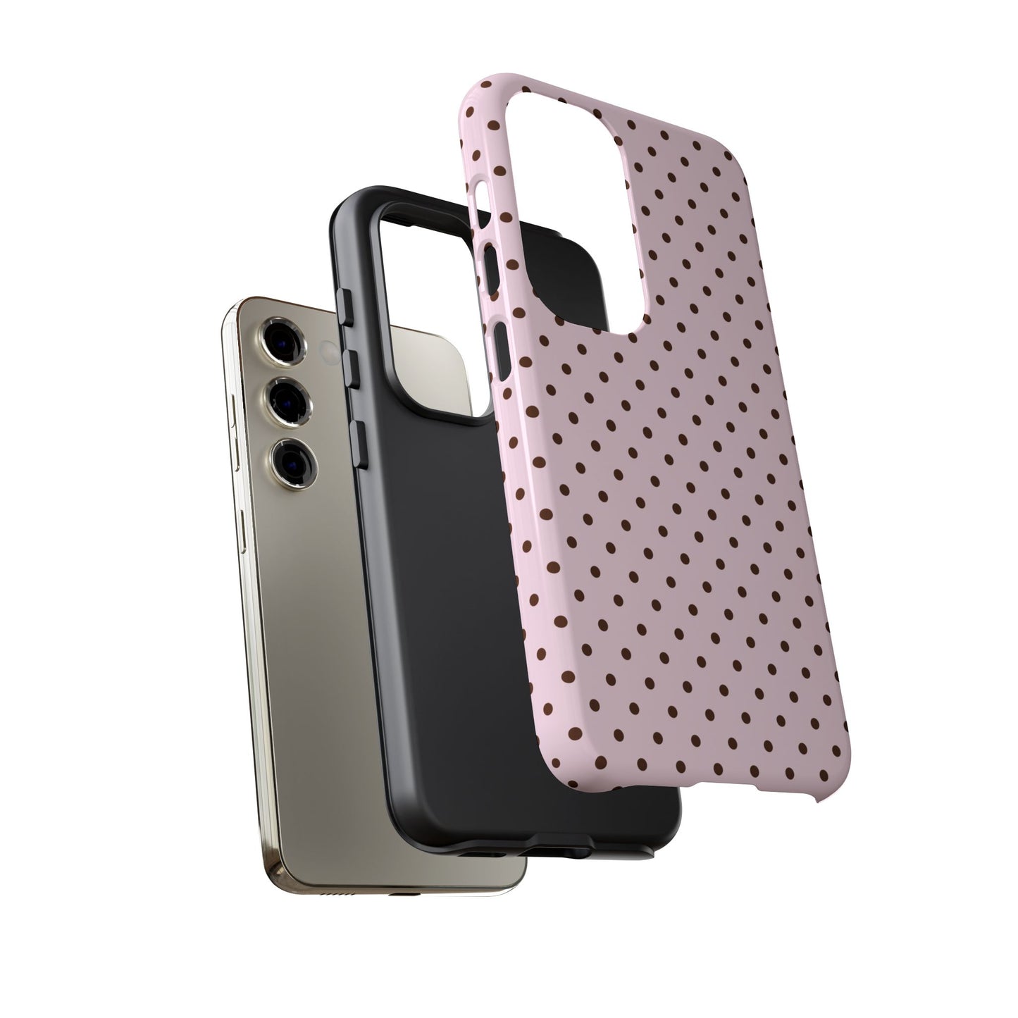 Light Pink Polka Dot Phone Case