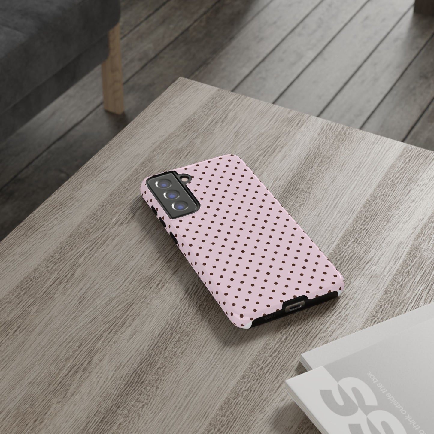 Light Pink Polka Dot Phone Case