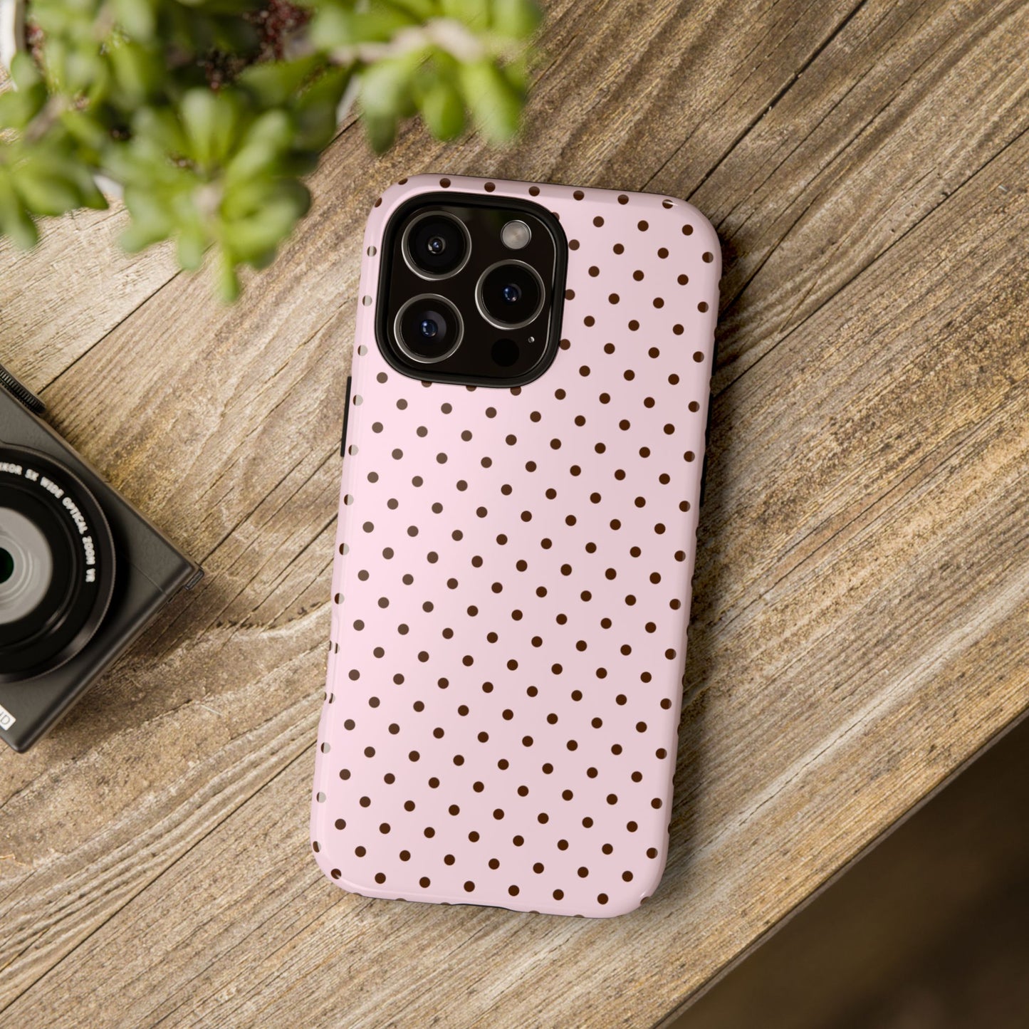 Light Pink Polka Dot Phone Case