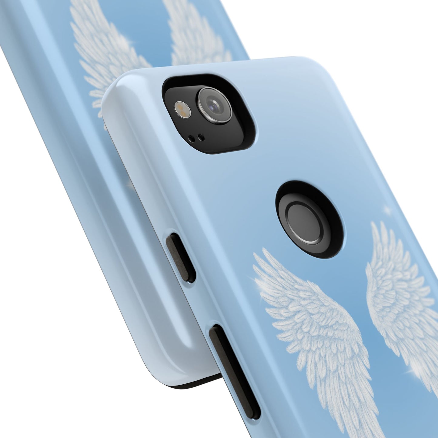 Blue Angel Wings Phone Case