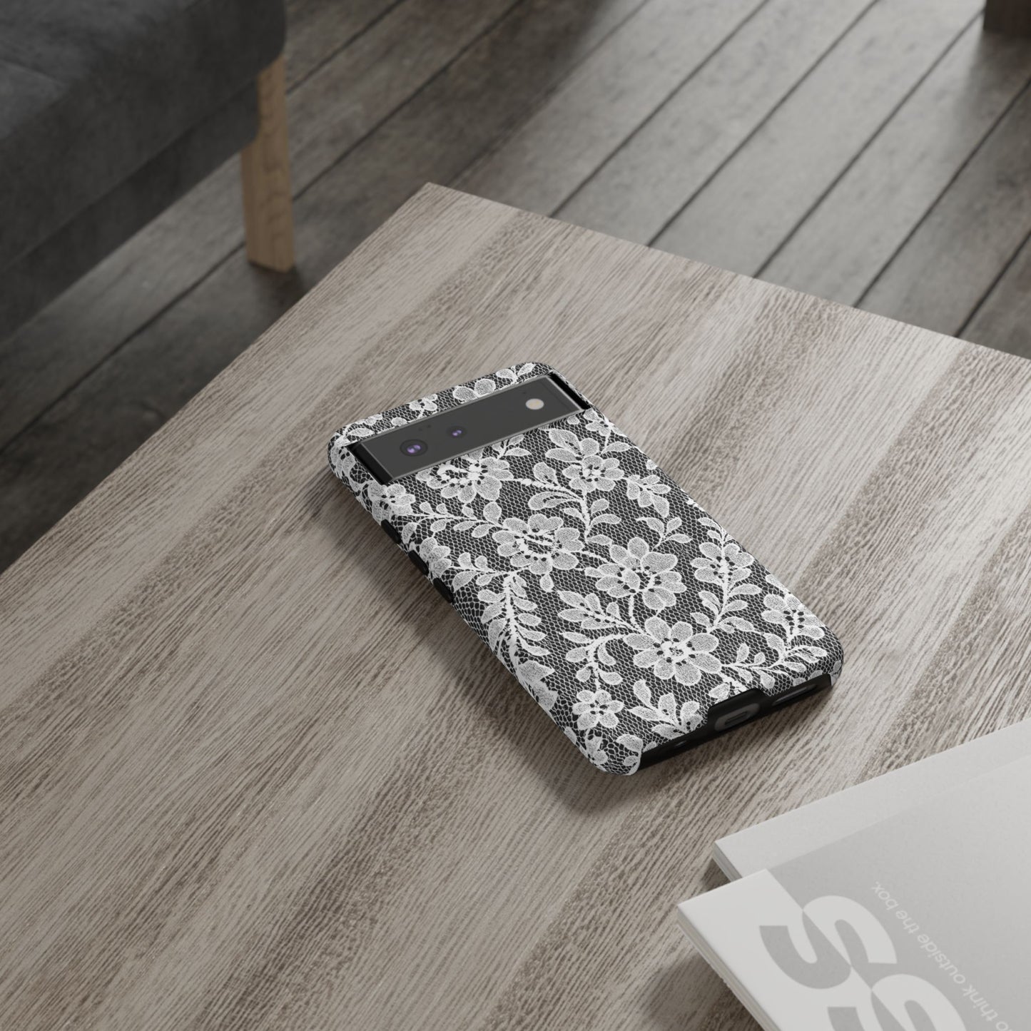 White Lace Phone Case
