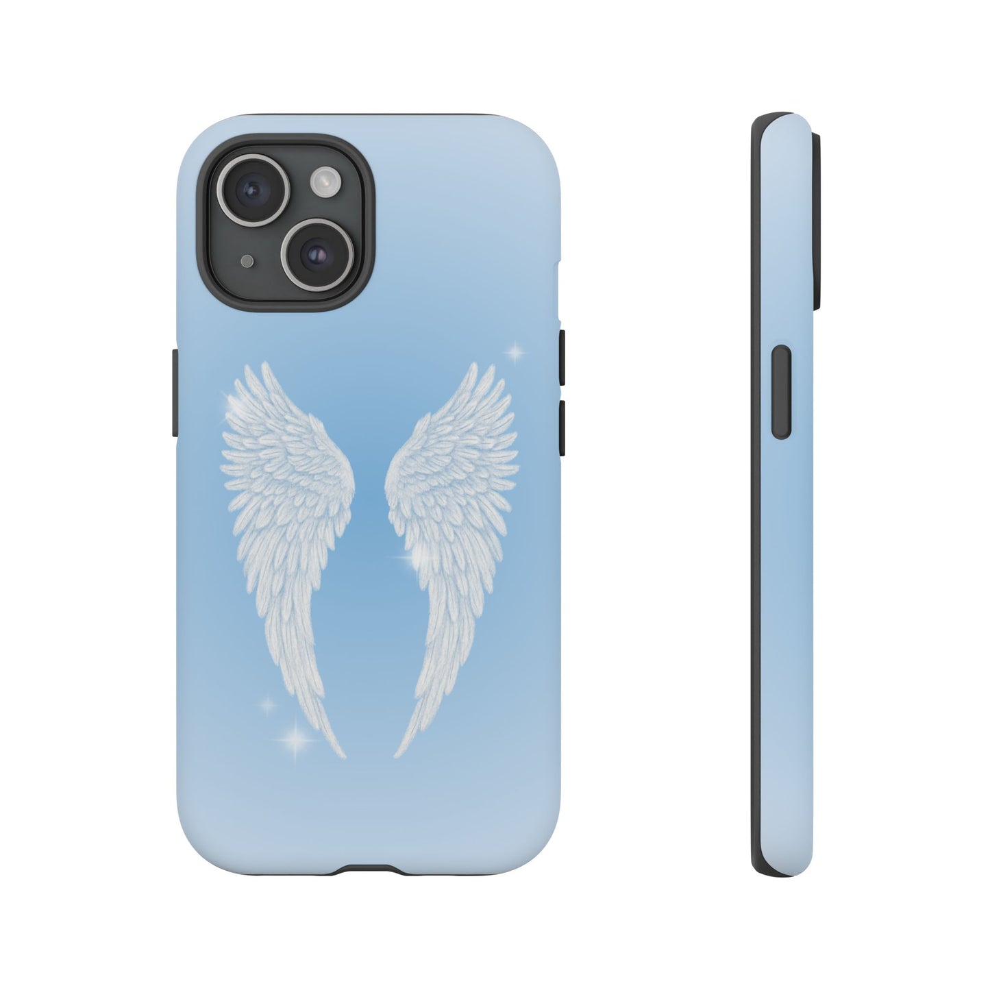 Blue Angel Wings Phone Case