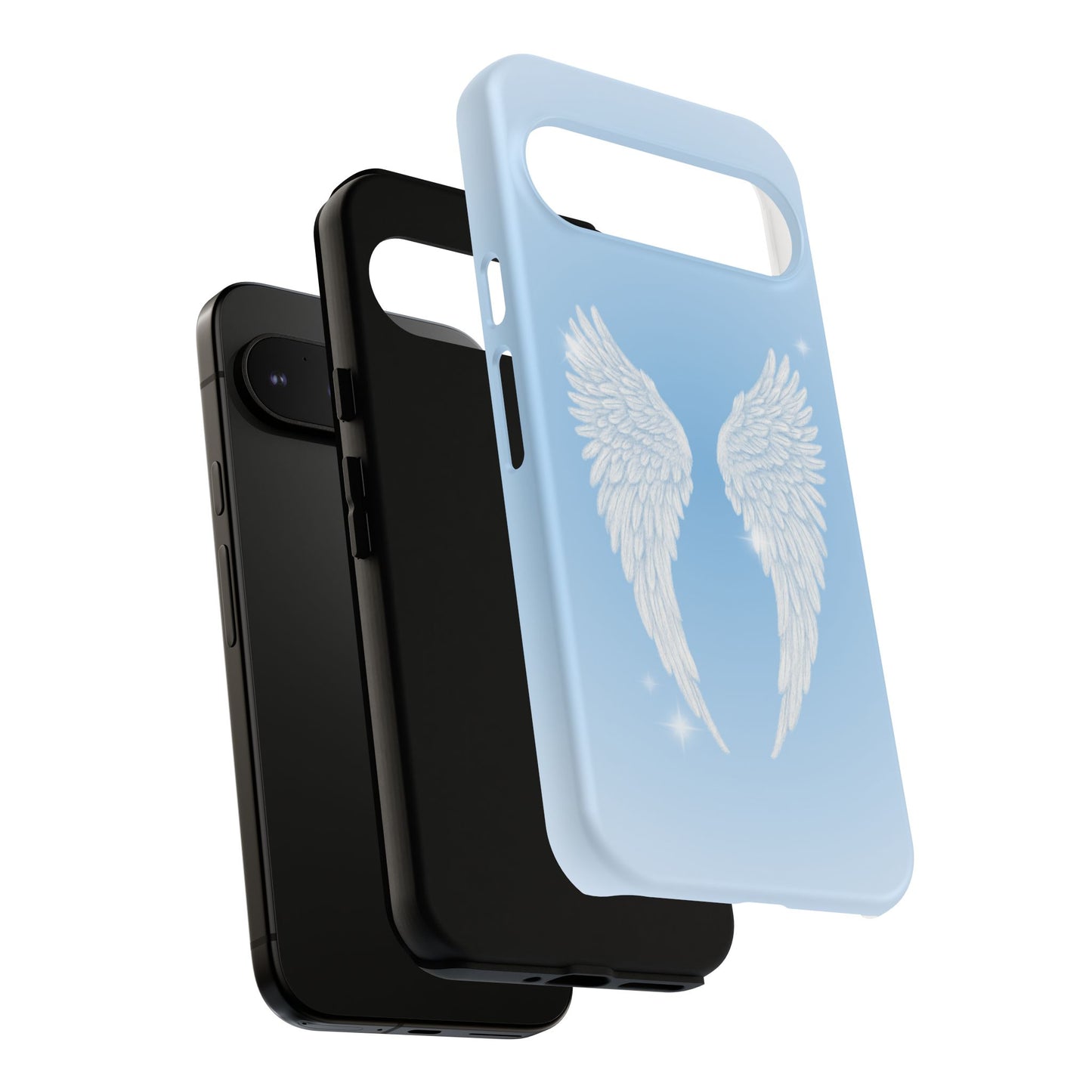 Blue Angel Wings Phone Case