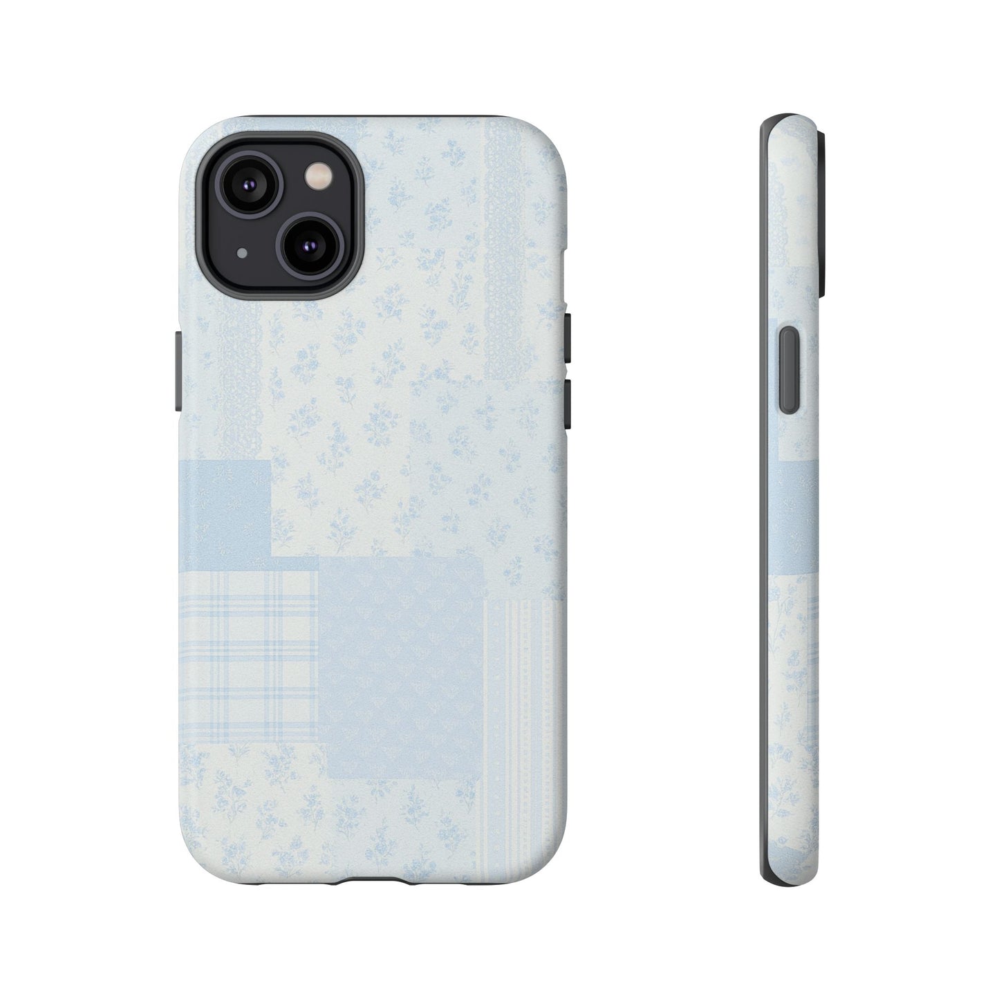 Blue Floral Lace Phone Case