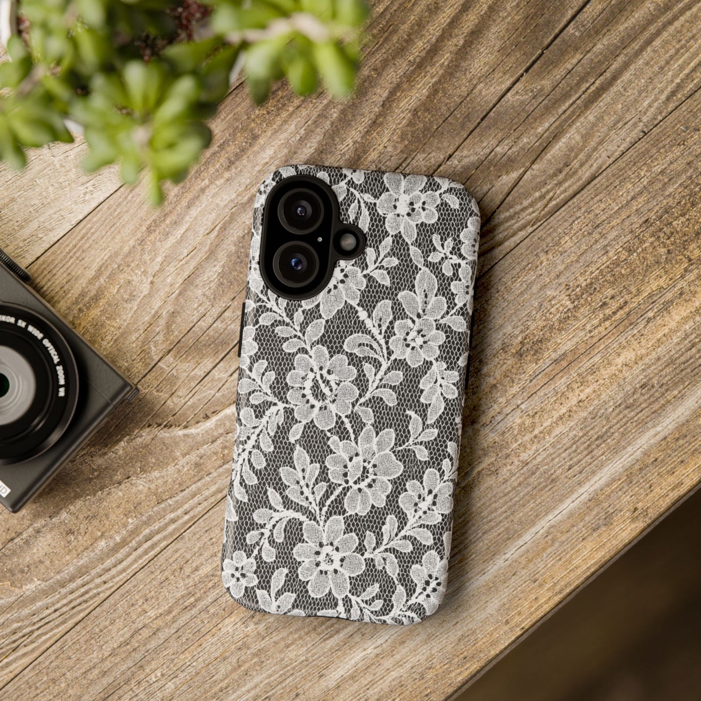 White Lace Phone Case