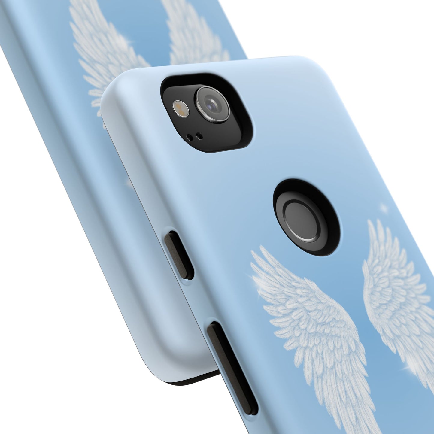 Blue Angel Wings Phone Case