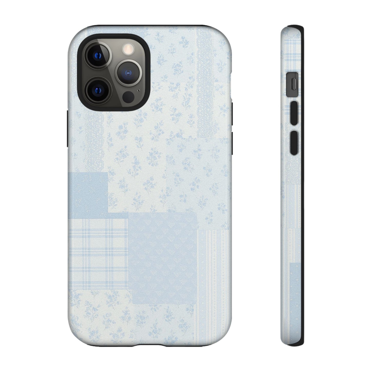 Blue Floral Lace Phone Case