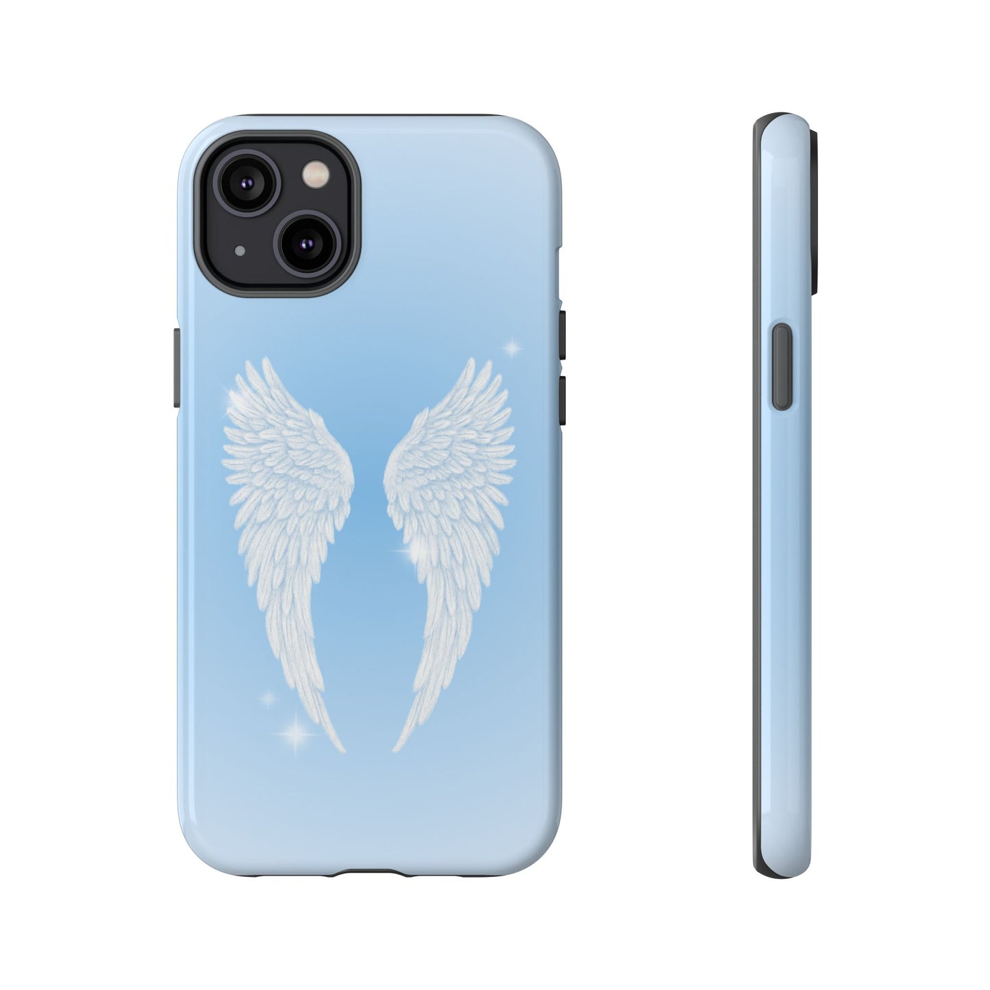 Blue Angel Wings Phone Case