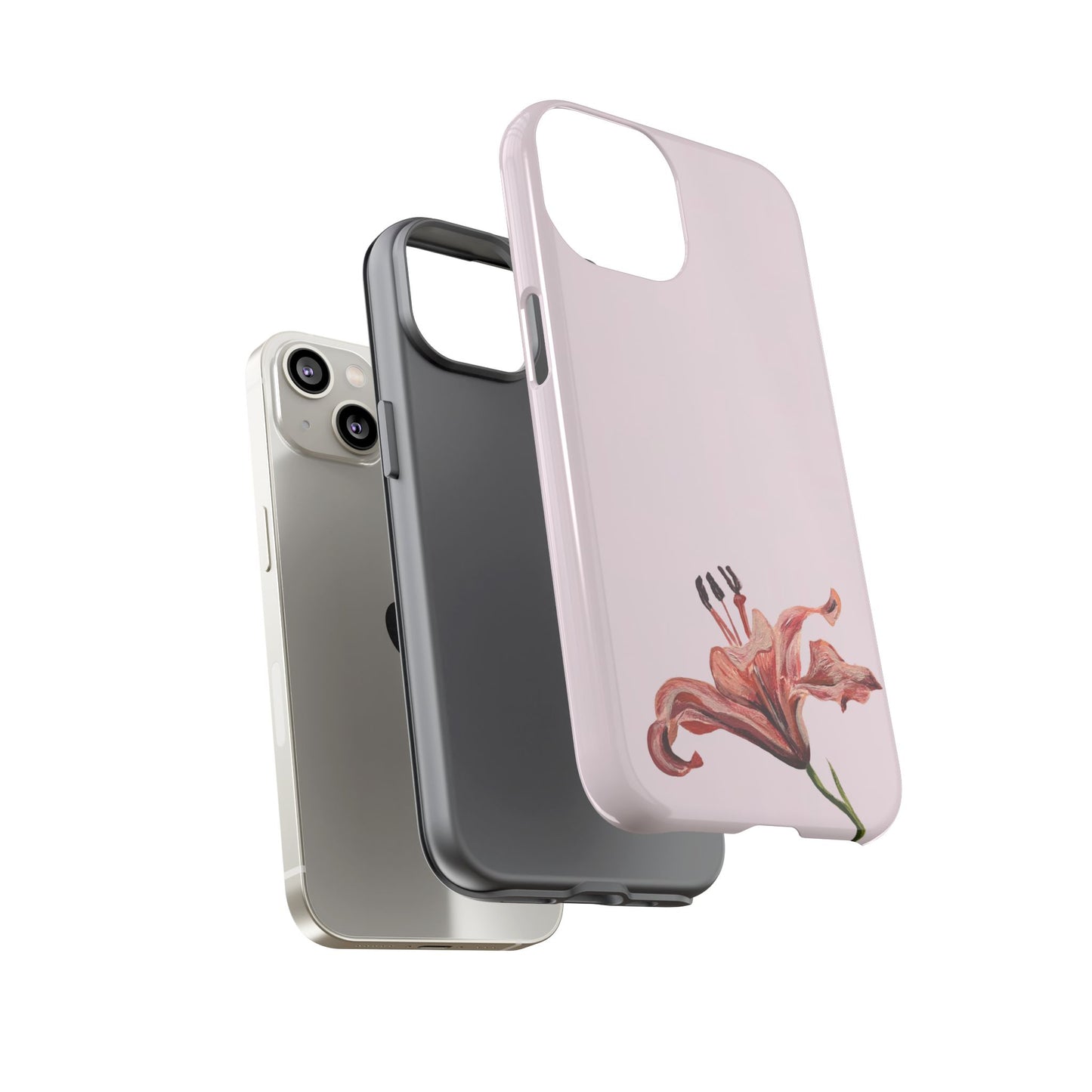 Pink Tiger Lily Phone Case