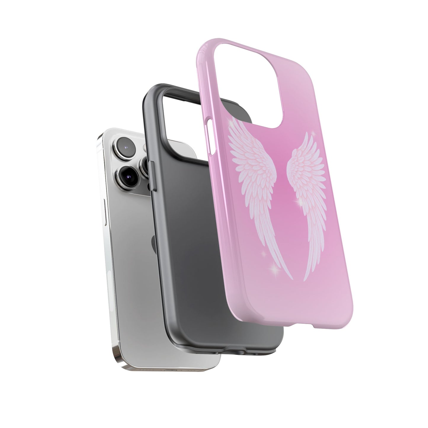 Pink Angel Wings Phone Case