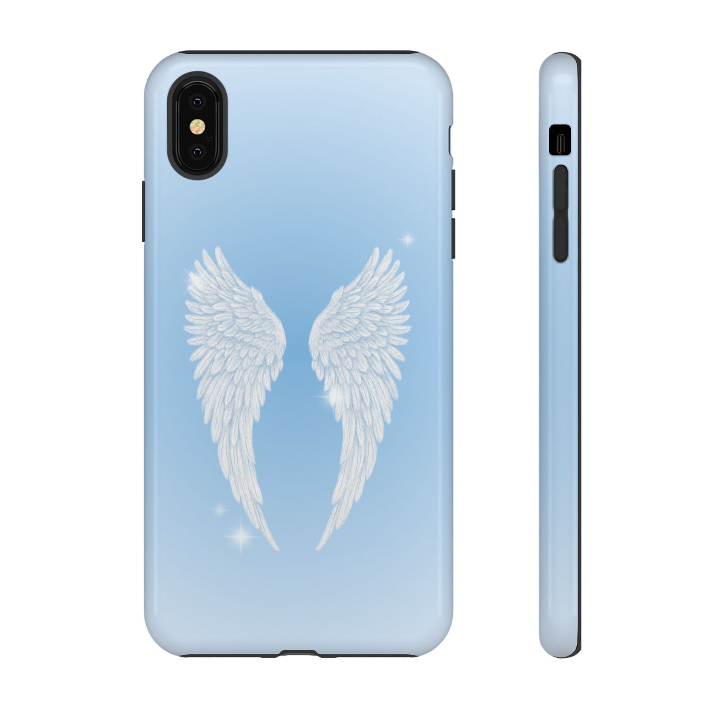 Blue Angel Wings Phone Case