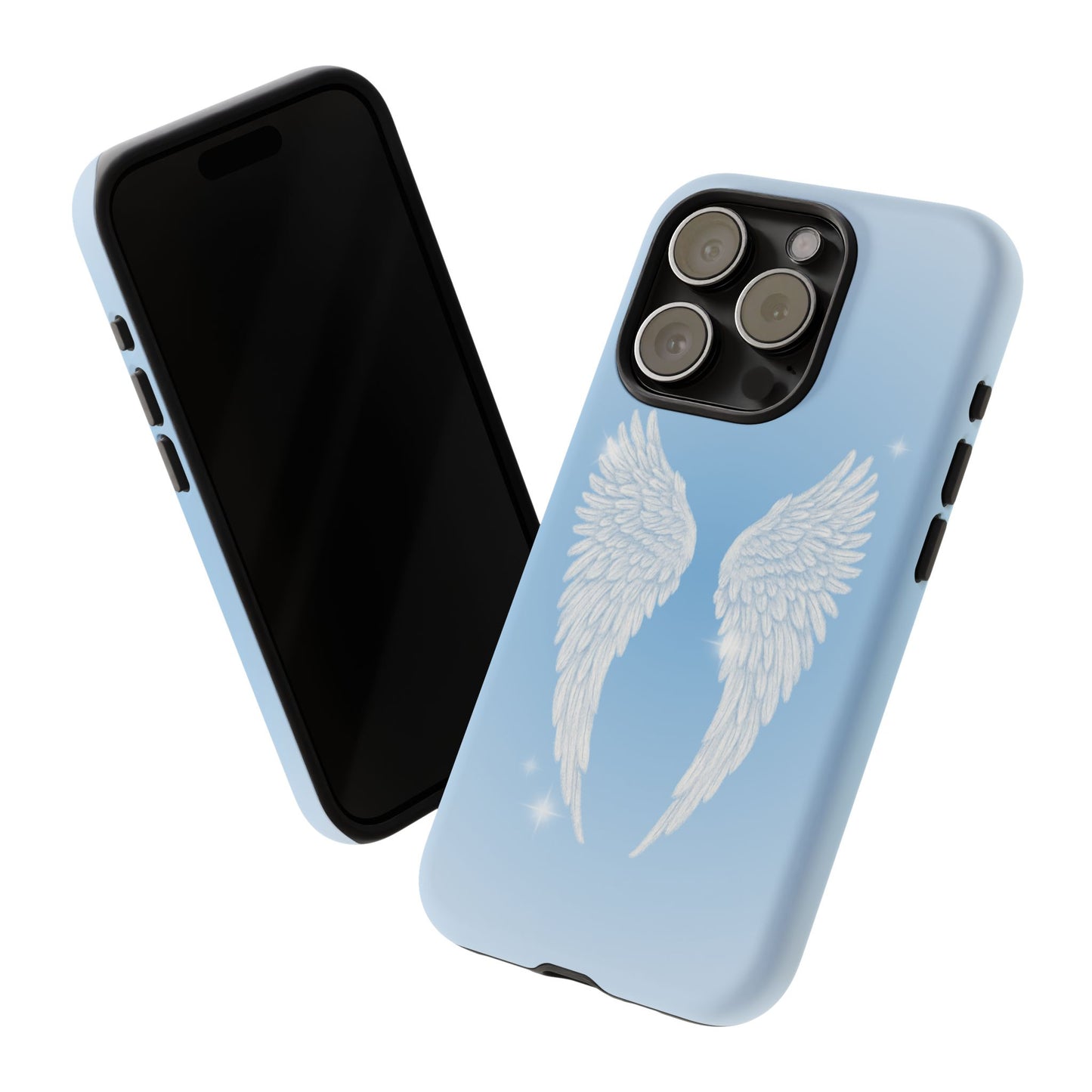 Blue Angel Wings Phone Case
