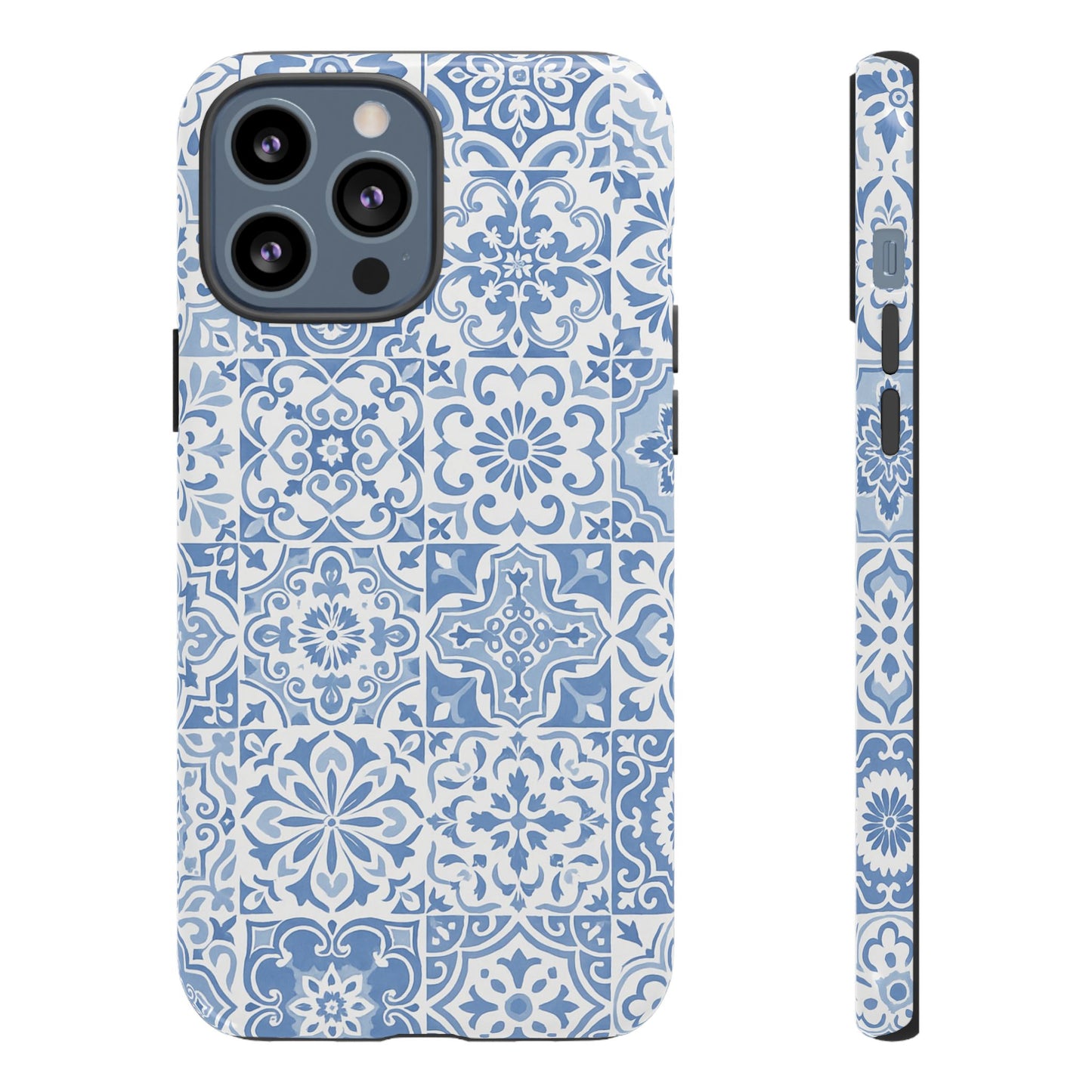 Blue Coastal Tile Phone Case