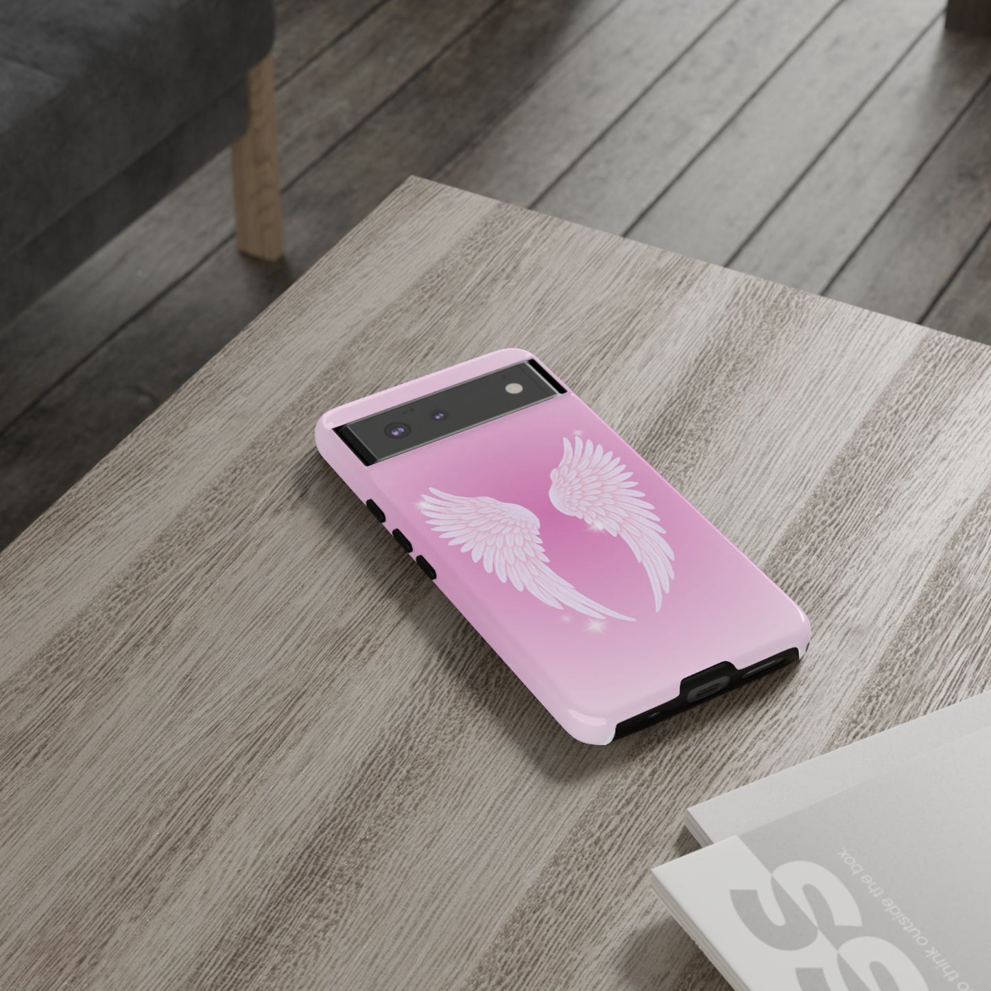Pink Angel Wings Phone Case