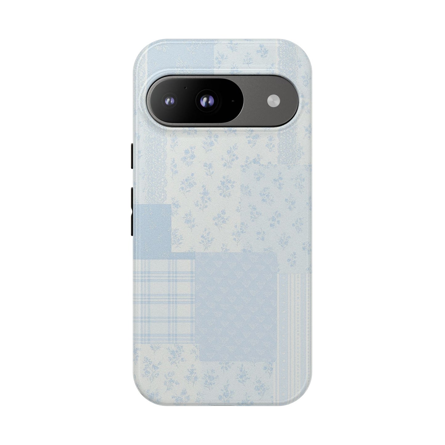Blue Floral Lace Phone Case