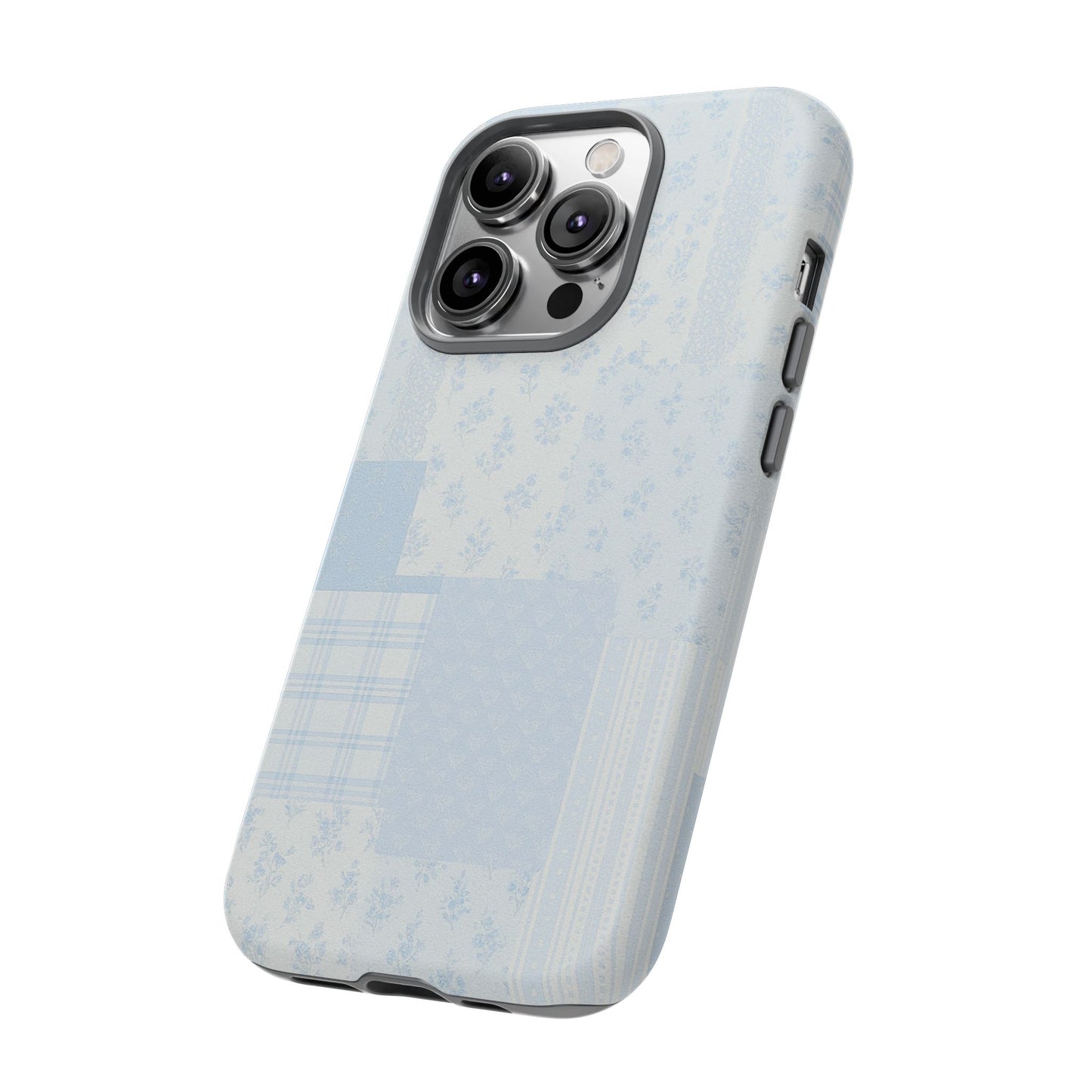 Blue Floral Lace Phone Case