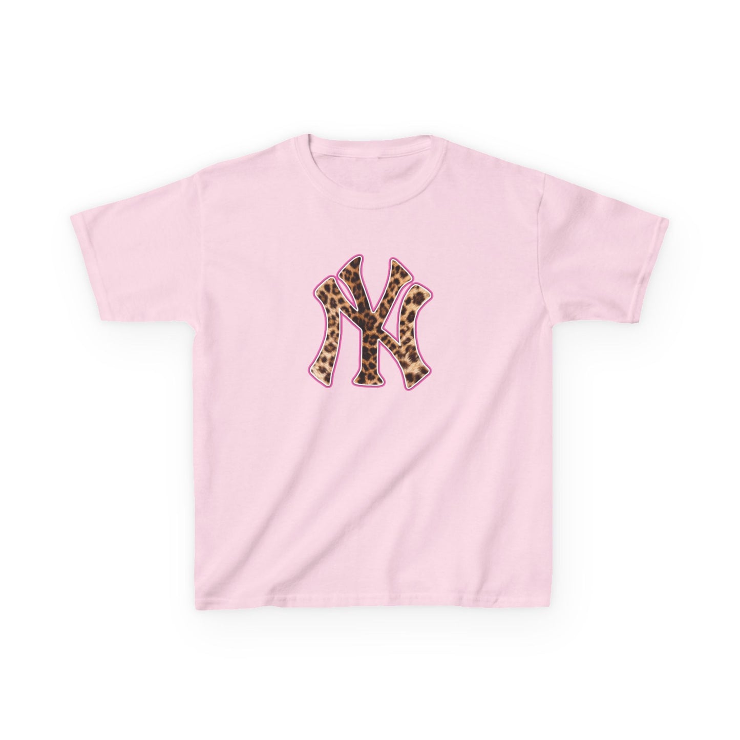 New York Leopard Print Baby Tee