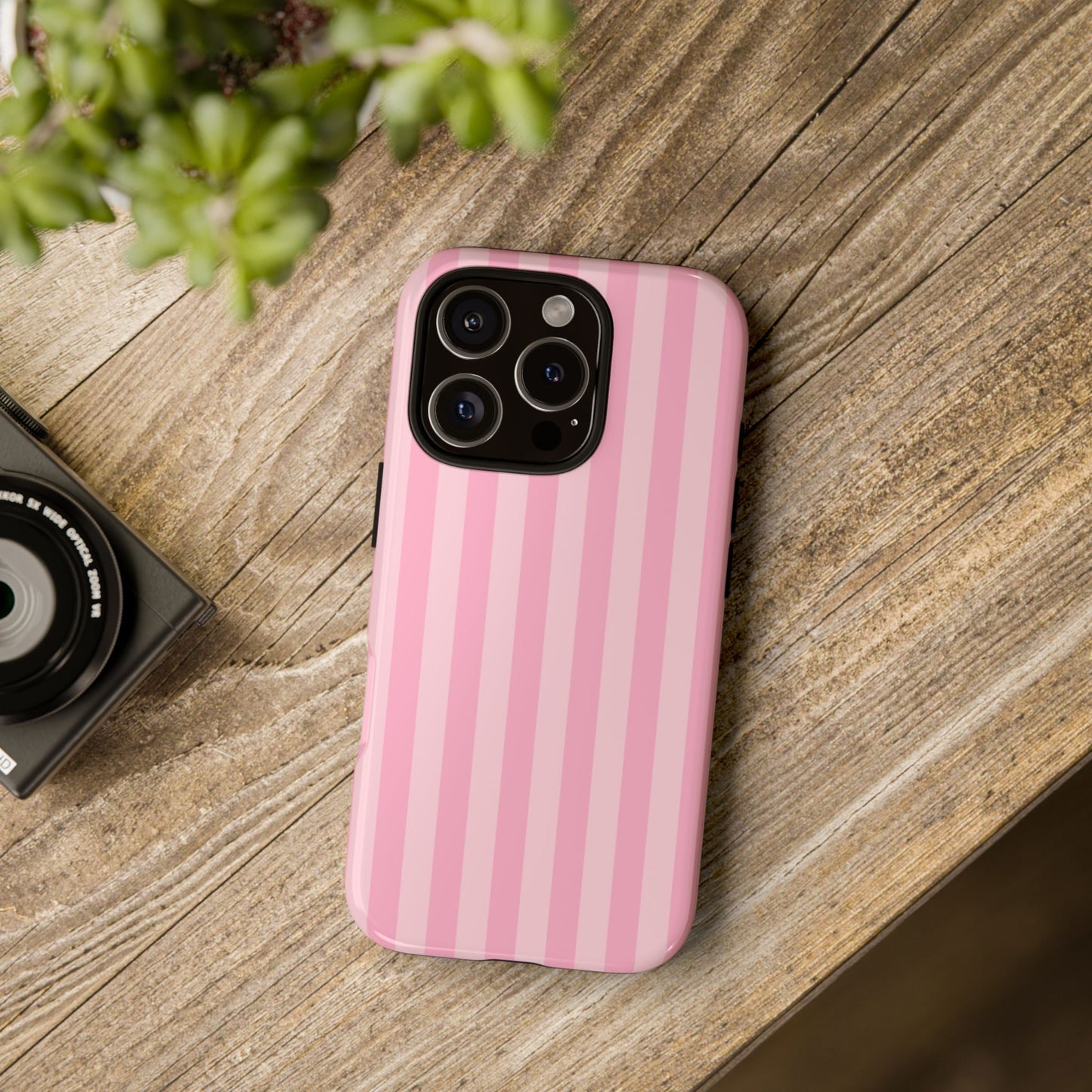 Pink Stripes Phone Case