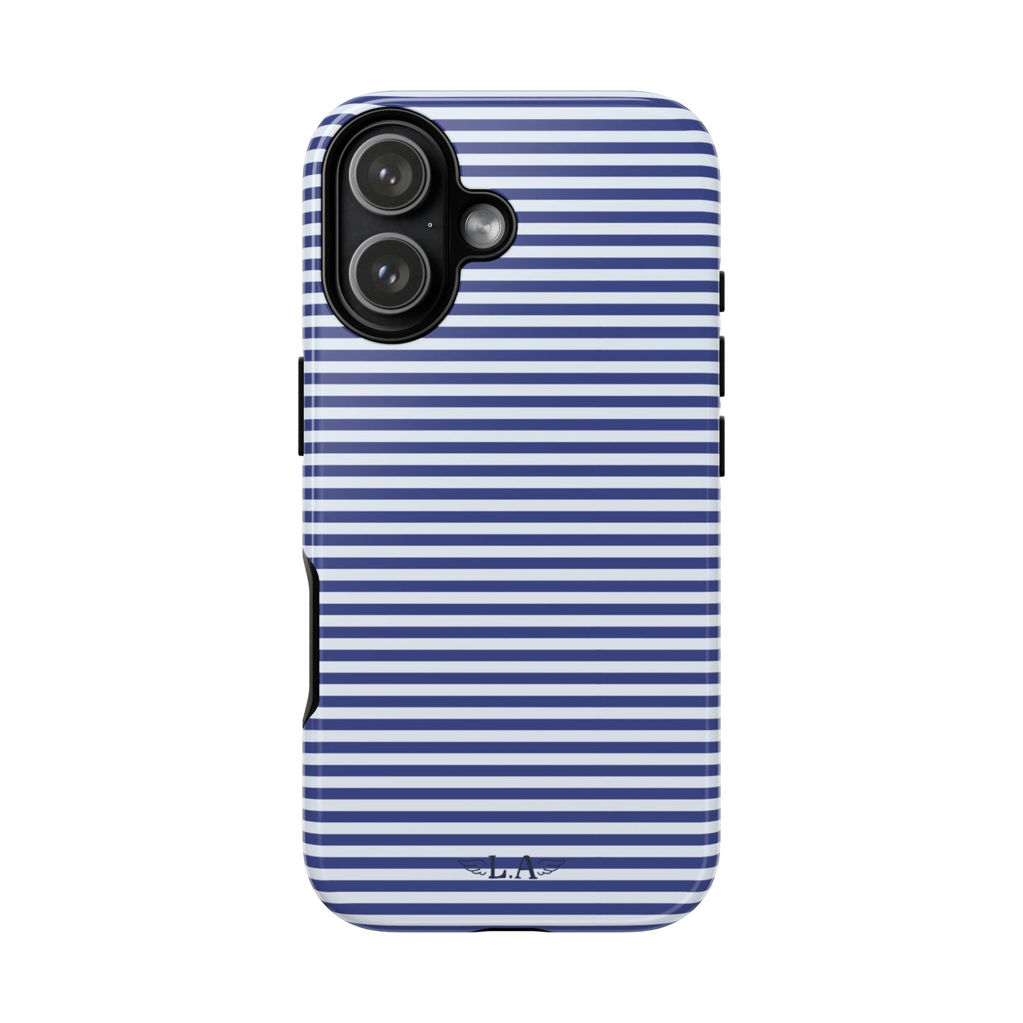 Navy Pinstripe Phone Case