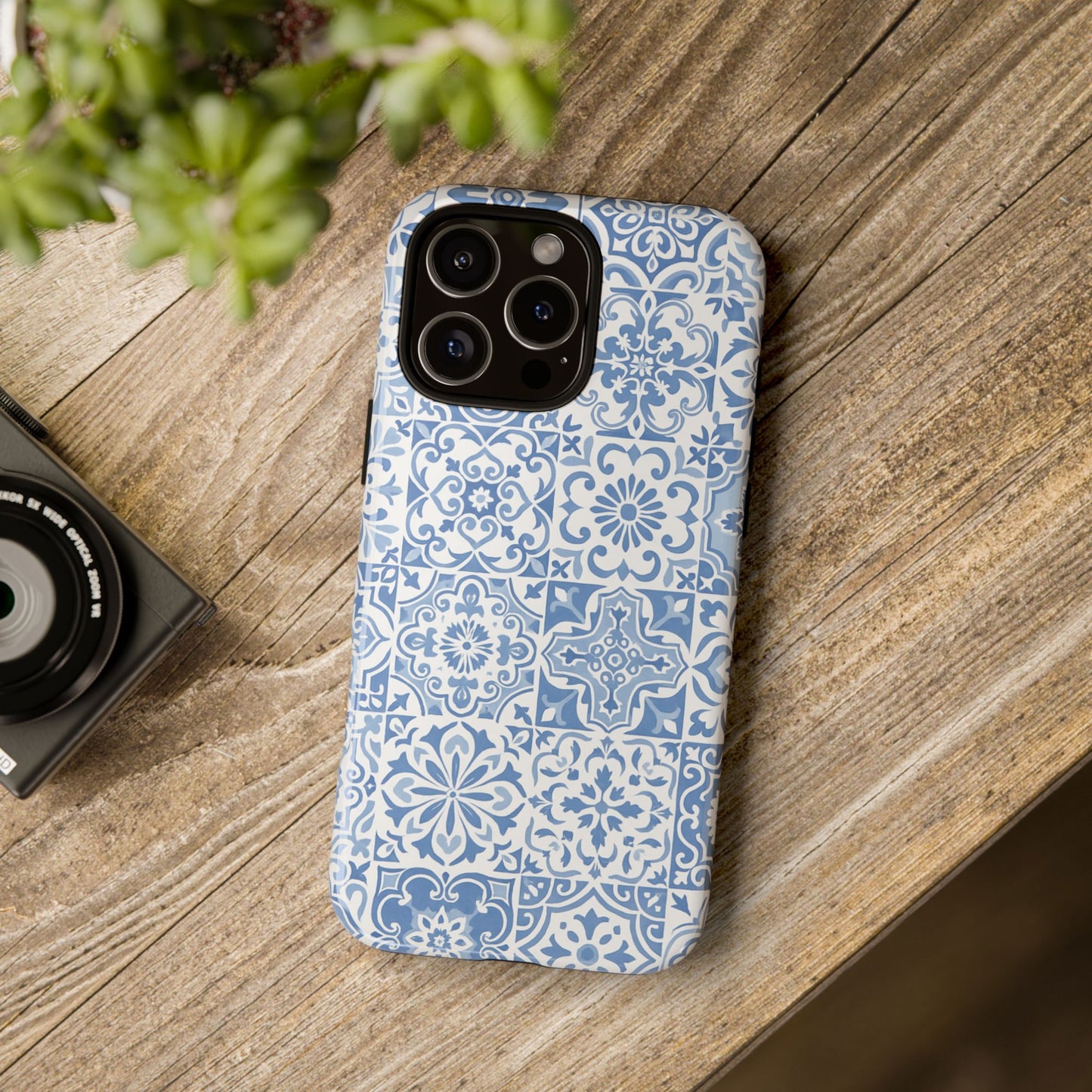 Blue Coastal Tile Phone Case