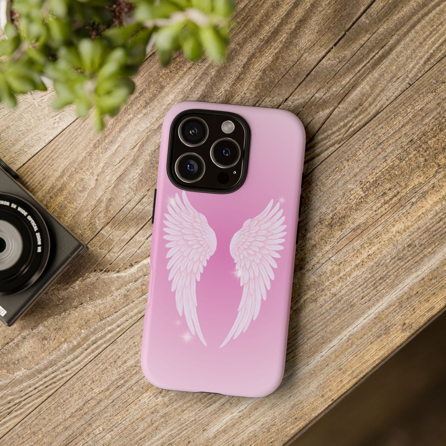 Pink Angel Wings Phone Case