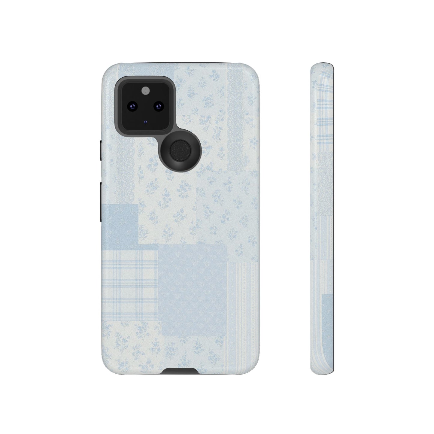 Blue Floral Lace Phone Case