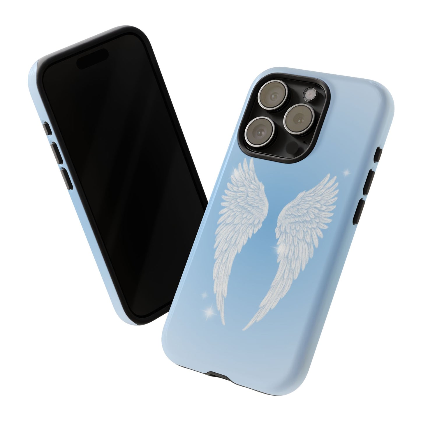 Blue Angel Wings Phone Case