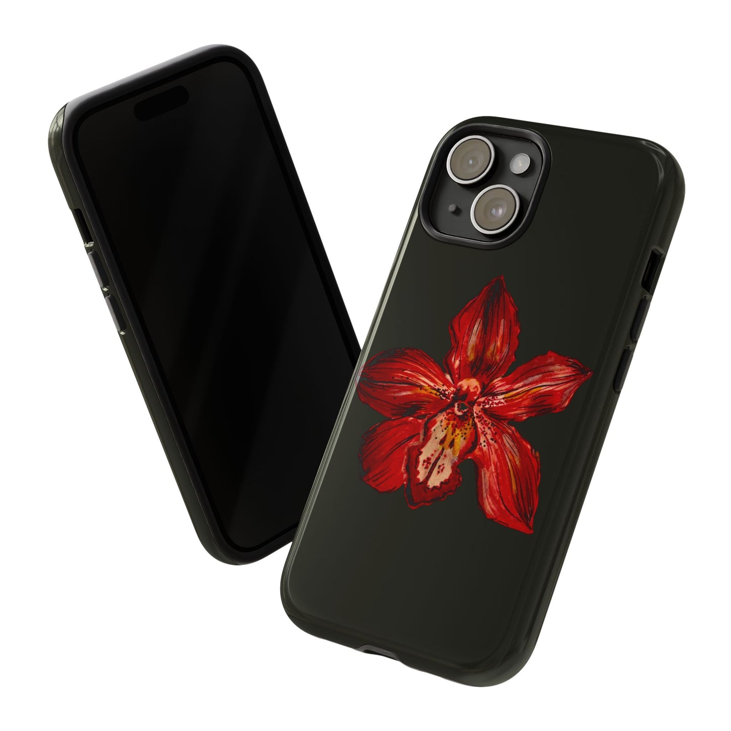 Red Orchid Phone Case