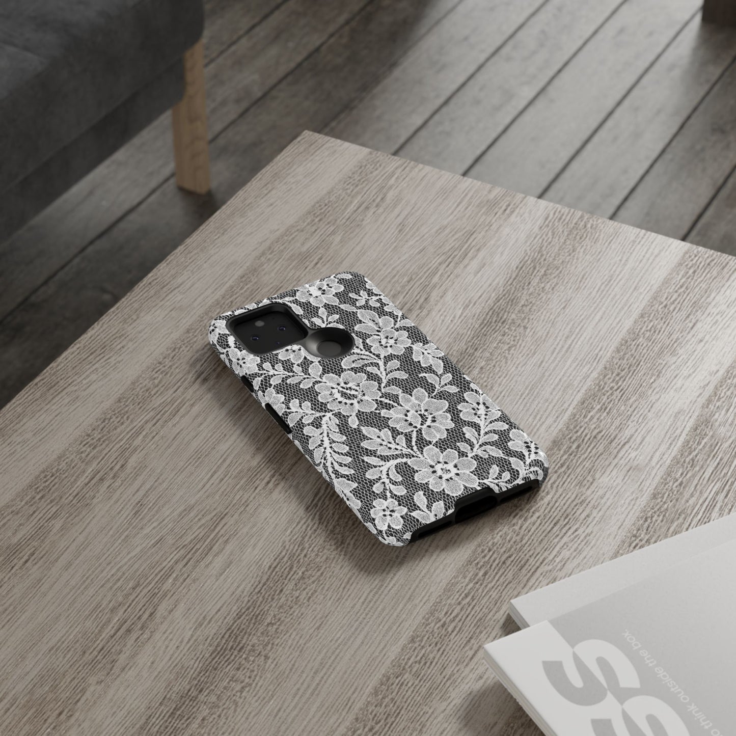 White Lace Phone Case