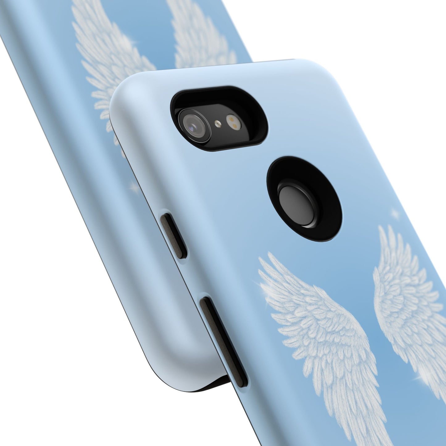Blue Angel Wings Phone Case